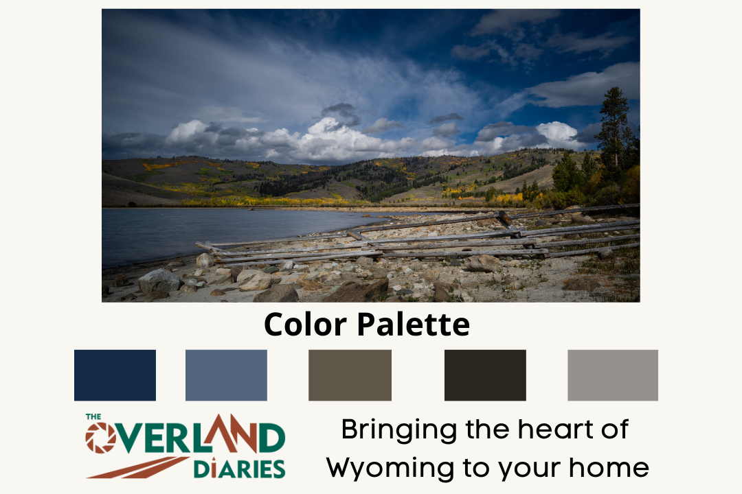 Fall Lake Scenery Home Decor Wall Art
