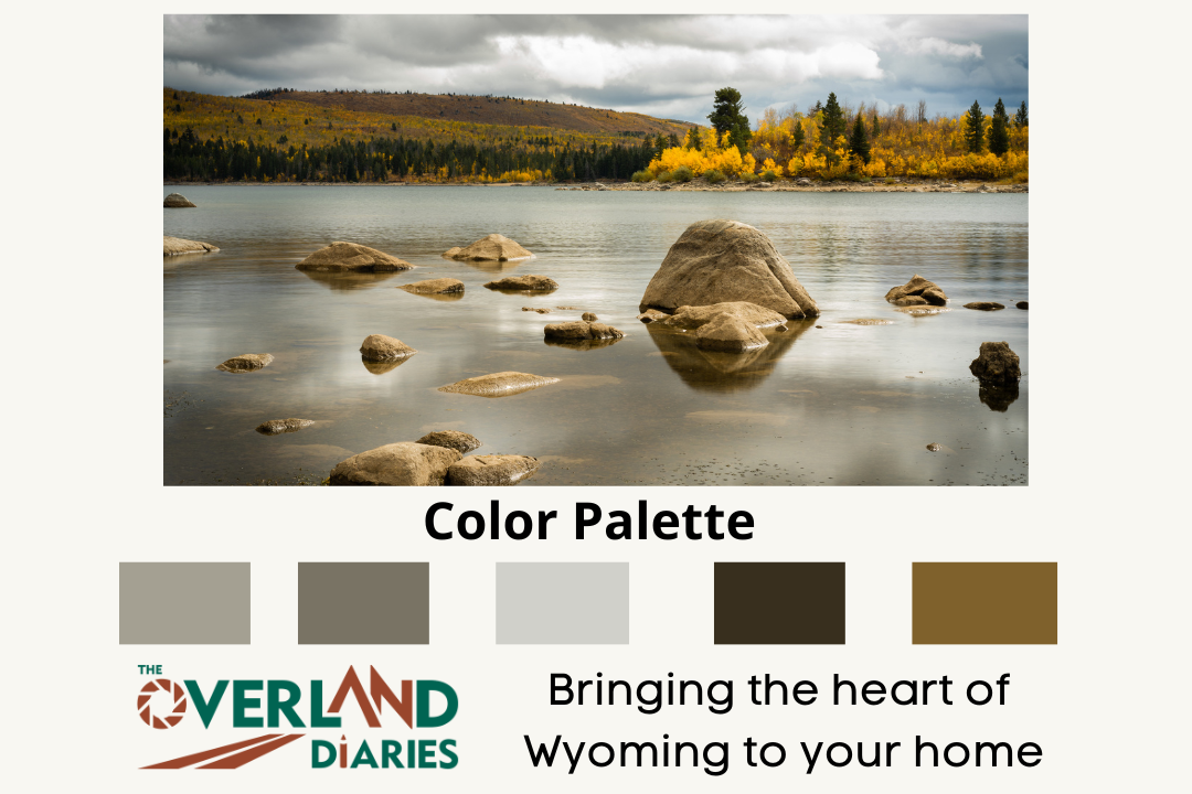 New Fork Lake, Wyoming in the Fall Home Decor Wall Art