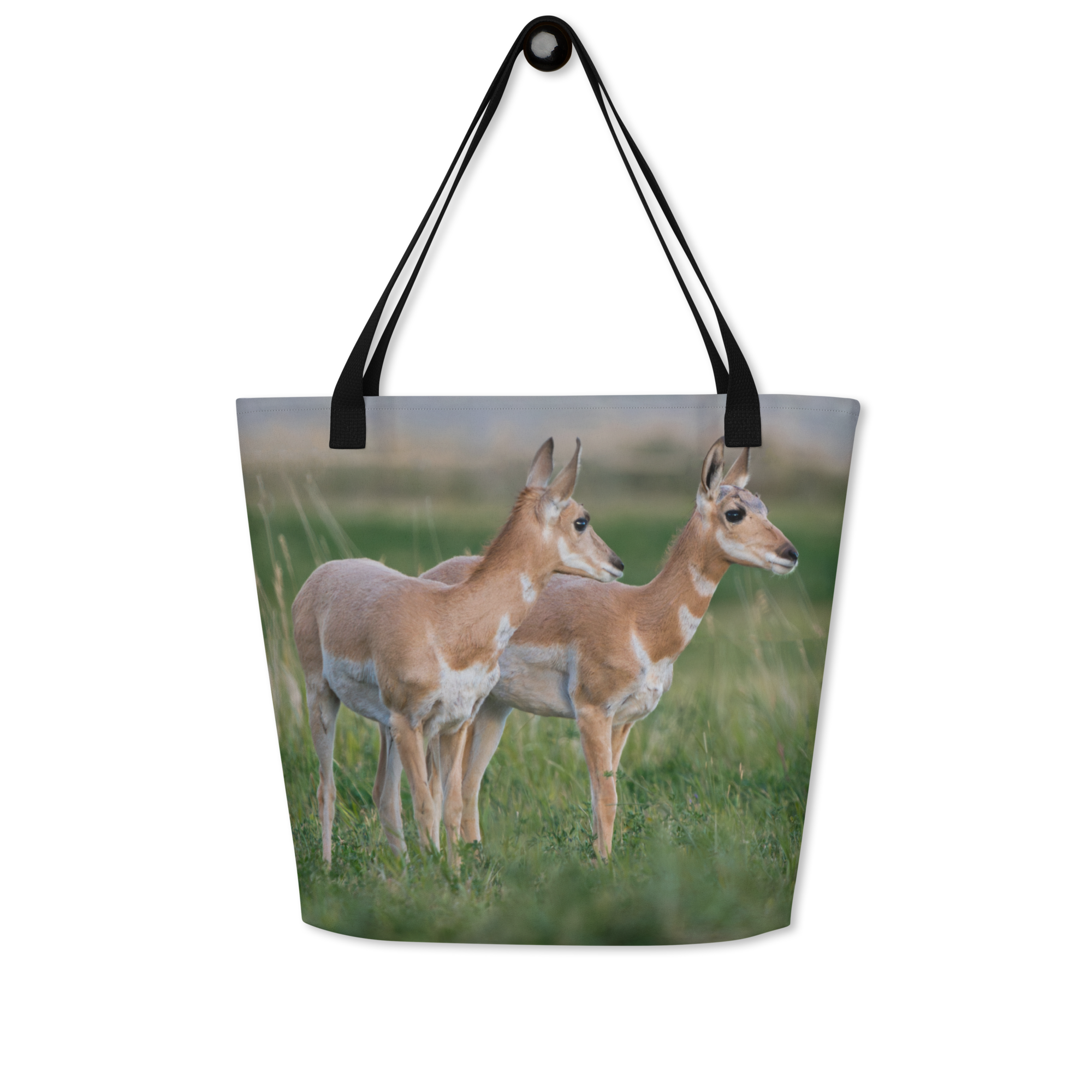 Pronghorn All-Over Print Large Tote Bag
