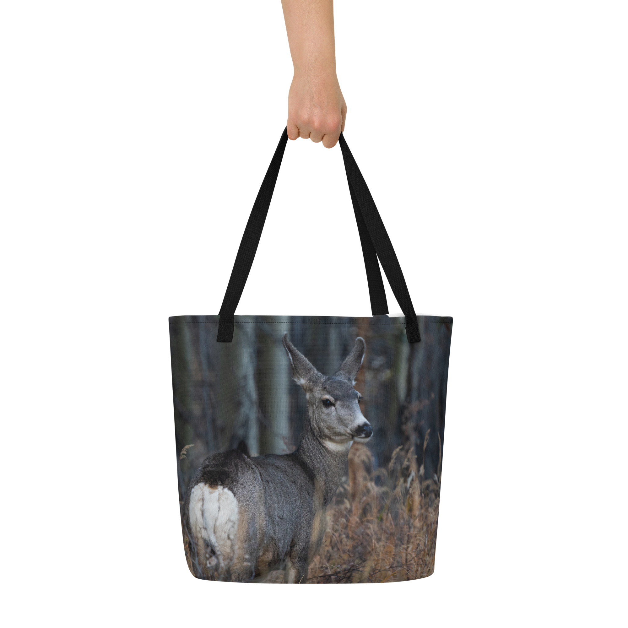 Deer Large Tote Bag
