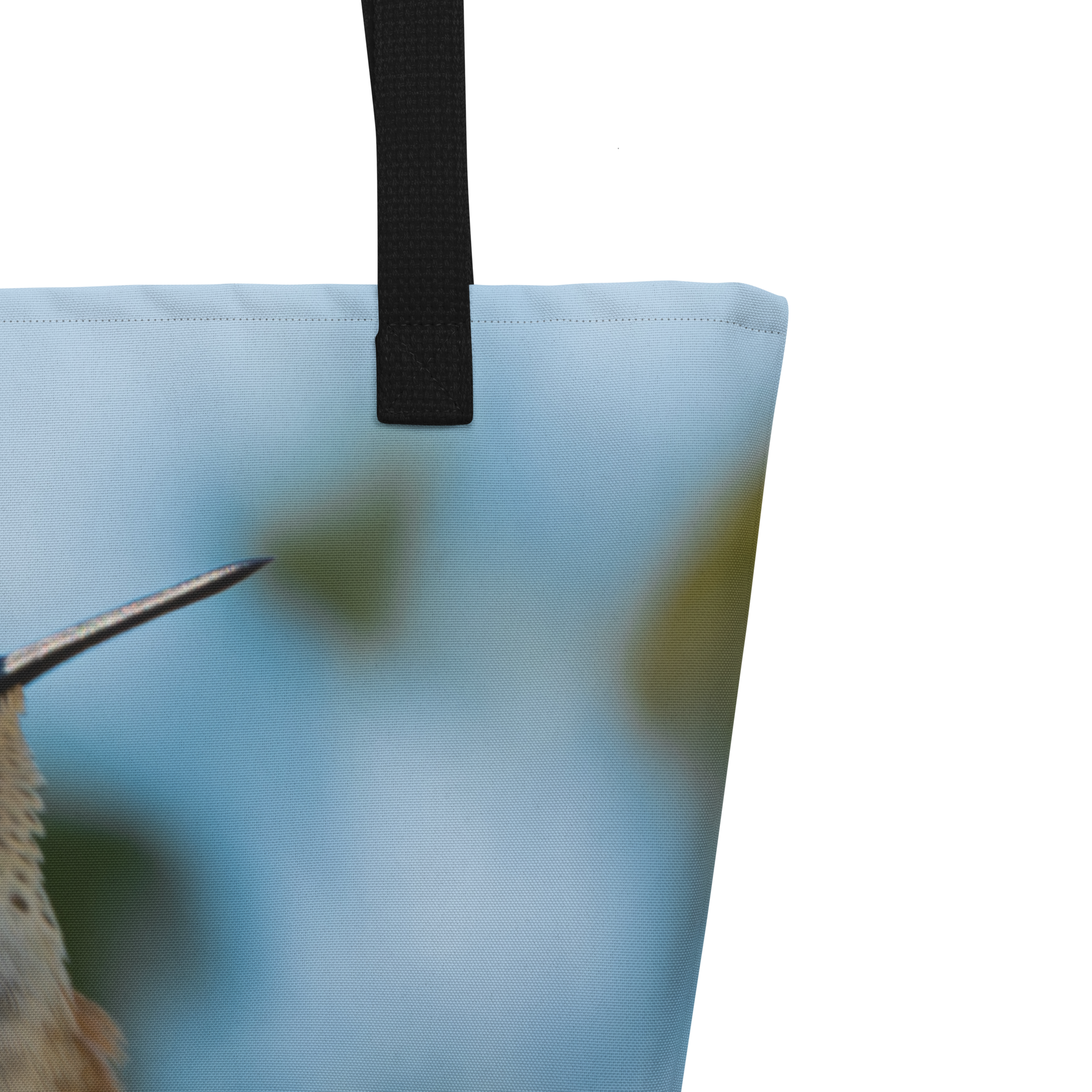 Hummingbird All-Over Print Large Tote Bag