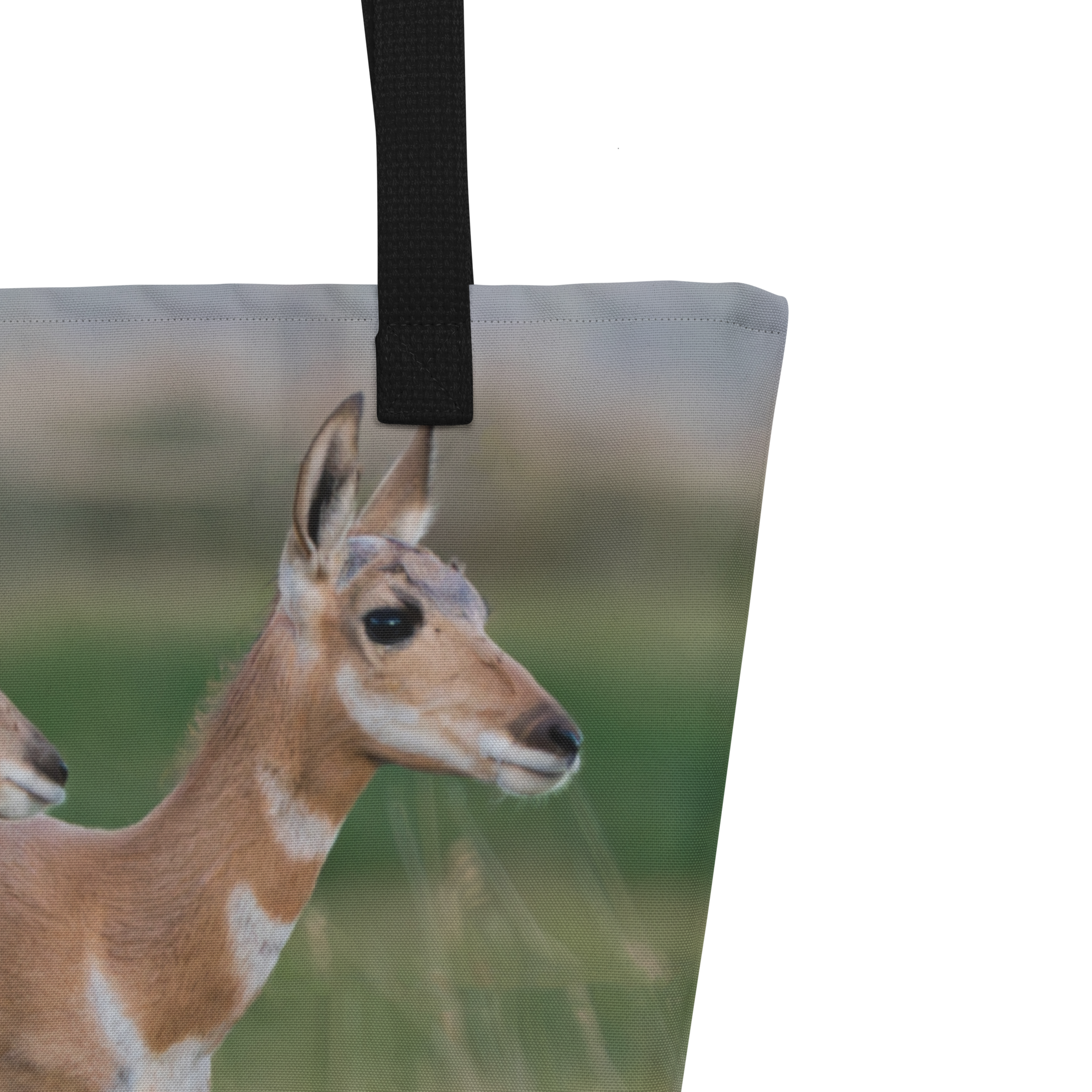 Pronghorn All-Over Print Large Tote Bag