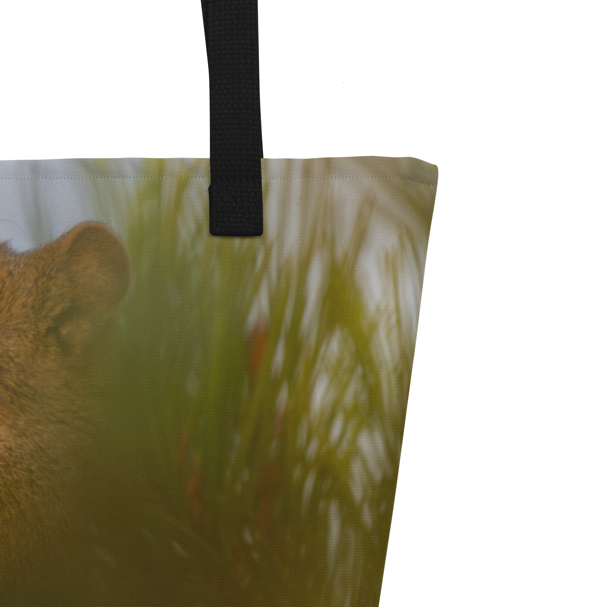 Squirrel All-Over Print Large Tote Bag