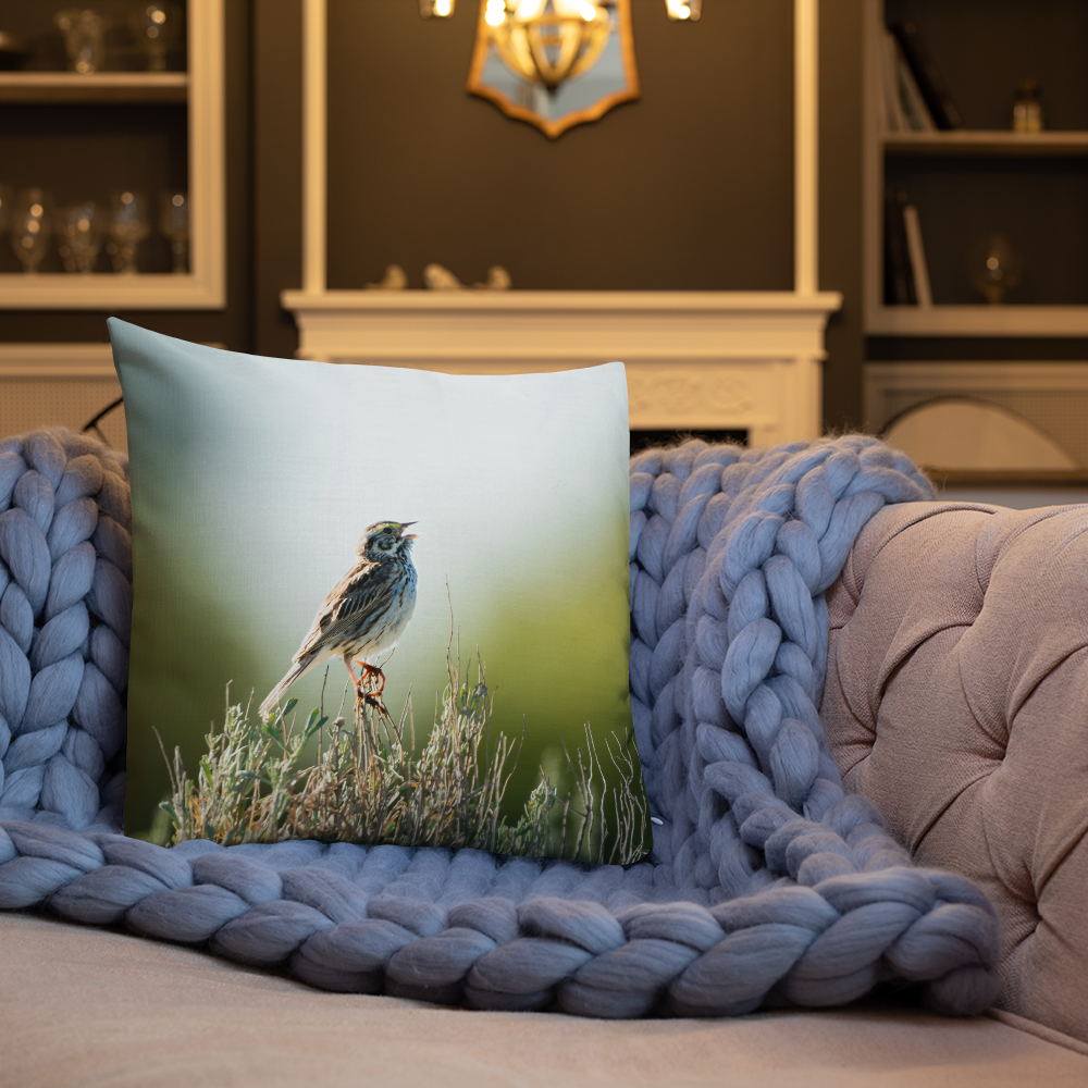 Song Sparrow Premium Pillow