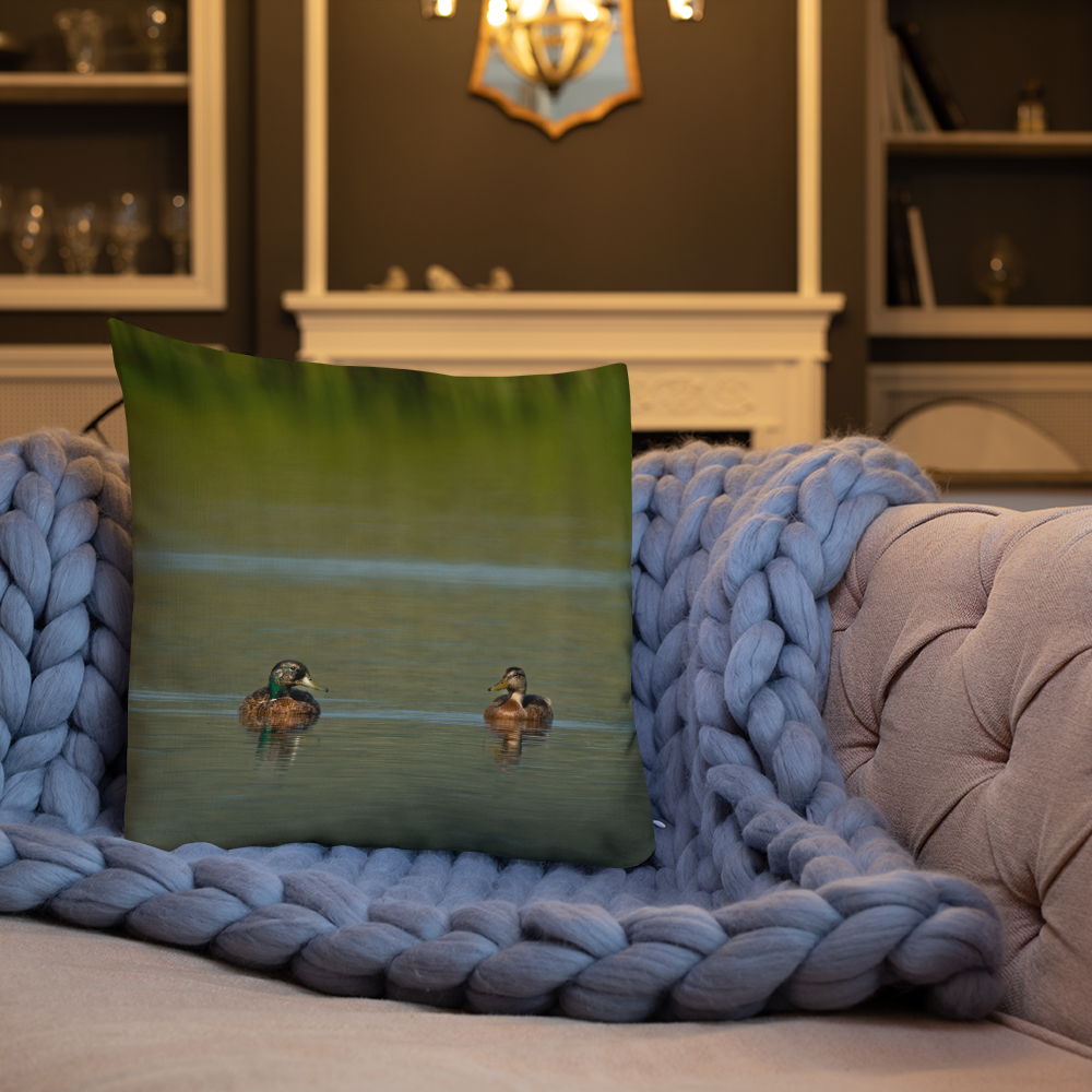 Mallard Ducks Premium Pillow