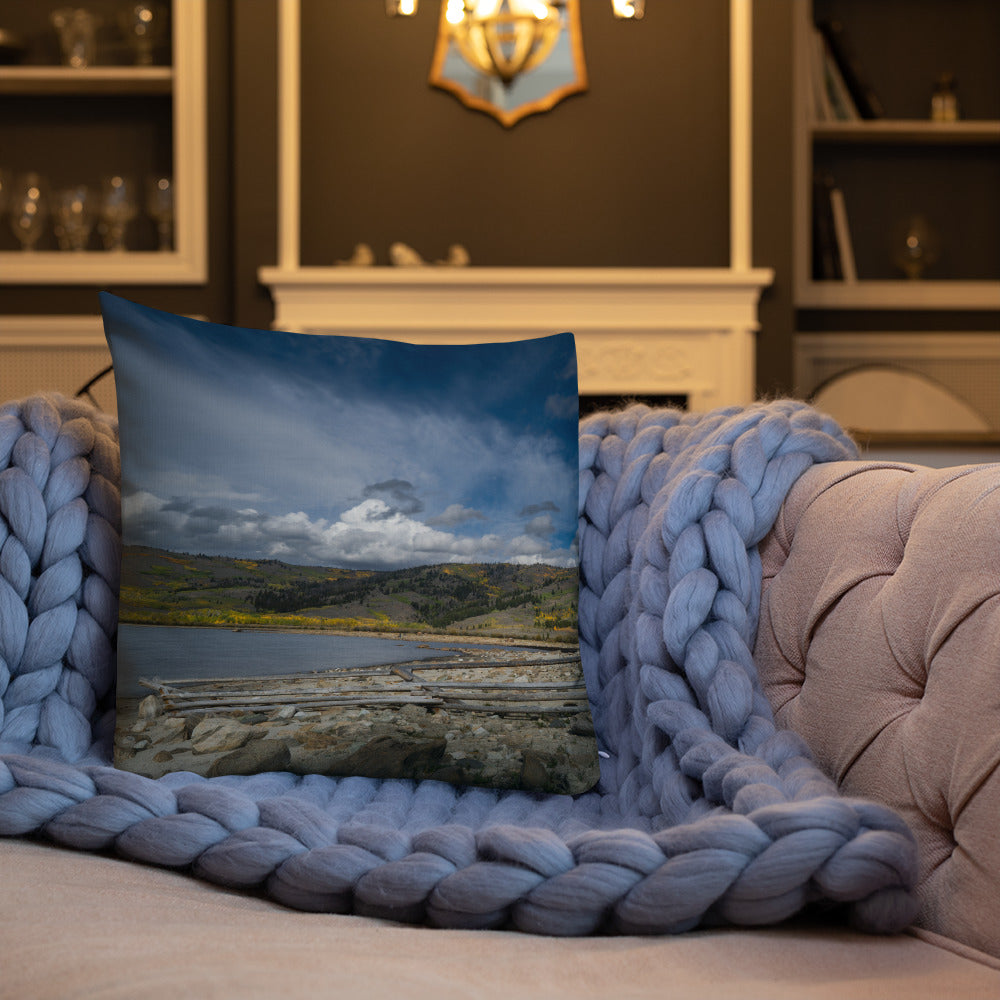 Meadow Lake, Wyoming in the Fall Premium Pillow