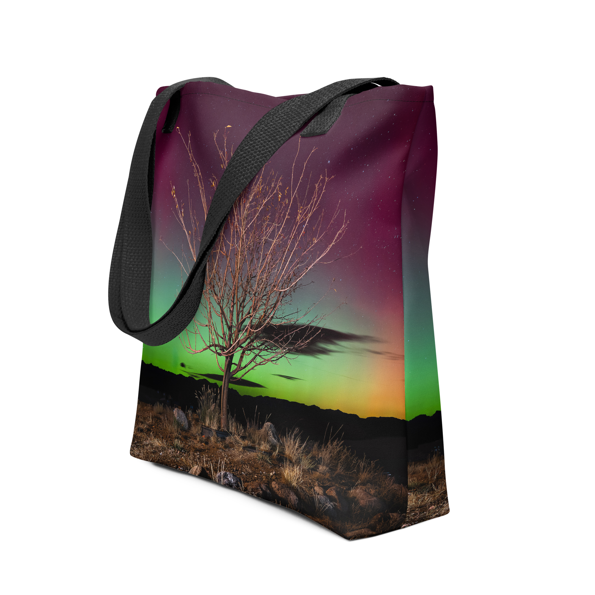 Northern Lights Tote Bag | Carry the Wonder of Wyoming Wherever You Go