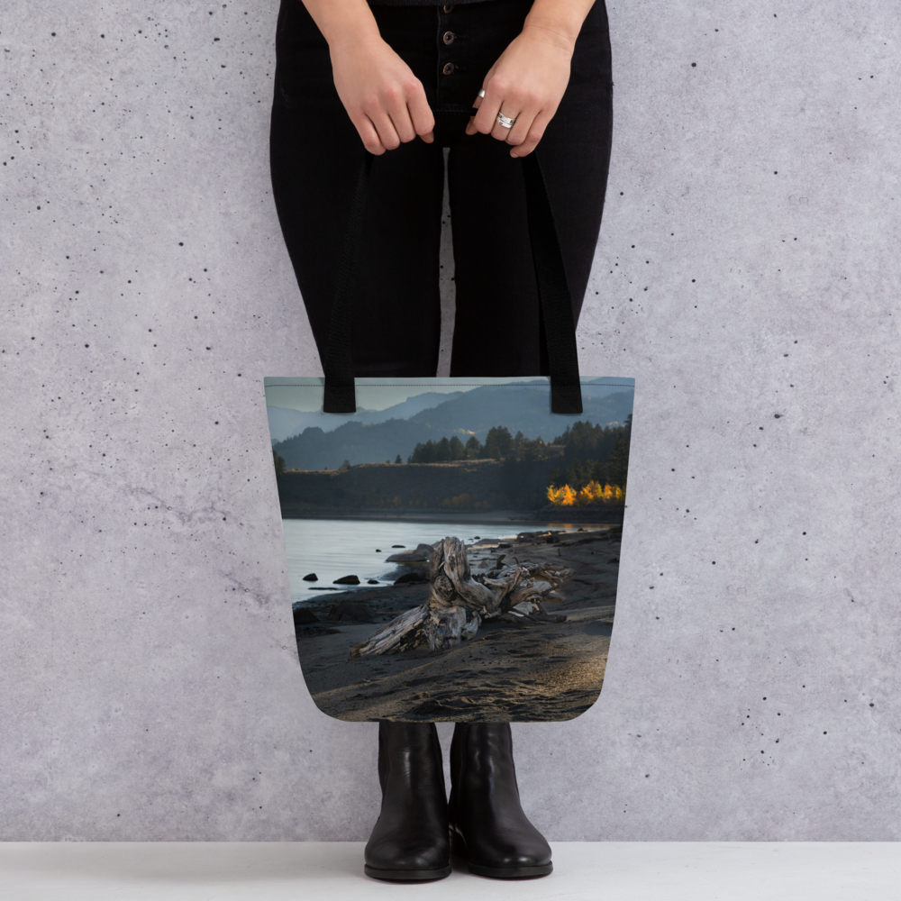 Wyoming in the Fall All-Over Print Small Tote bag