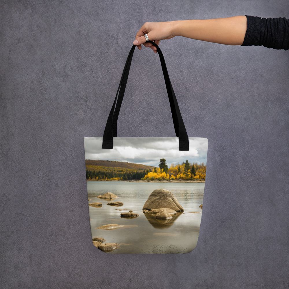 Wyoming in the Fall All-Over Print Small Tote bag