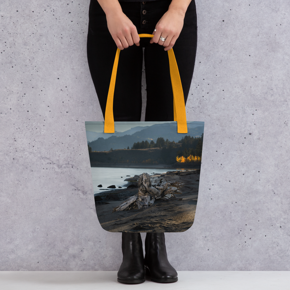 Wyoming in the Fall All-Over Print Small Tote bag
