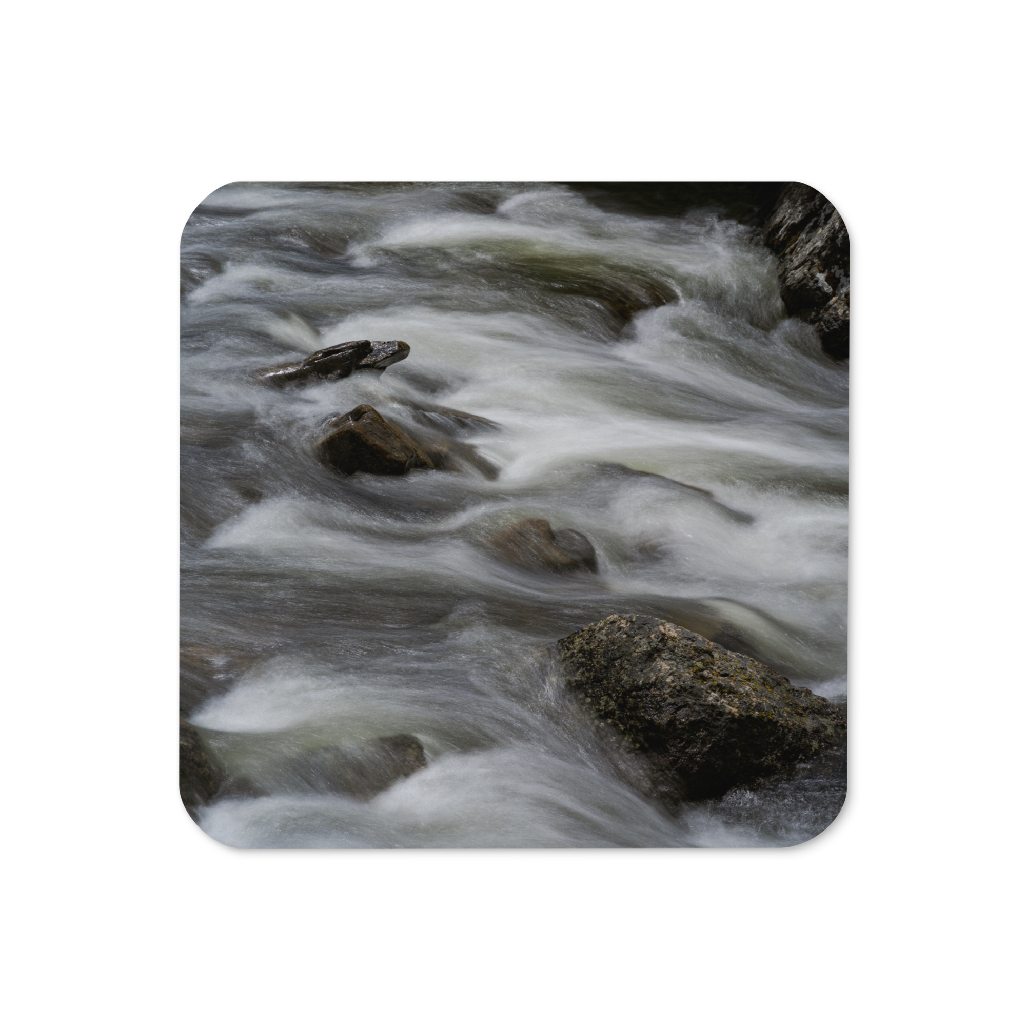 Fayette Creek, Wyoming Cork-back coaster