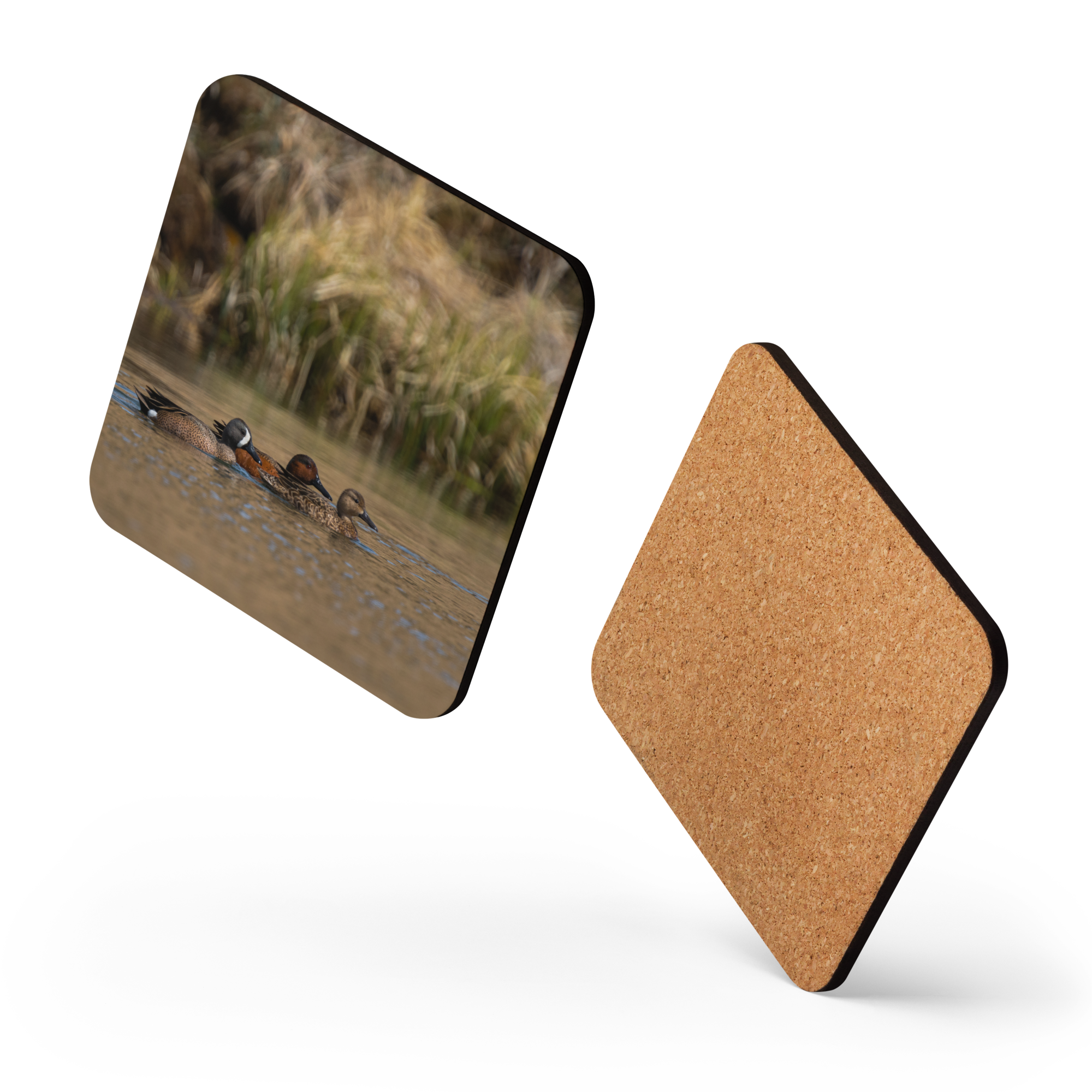Ducks Cork-back coaster