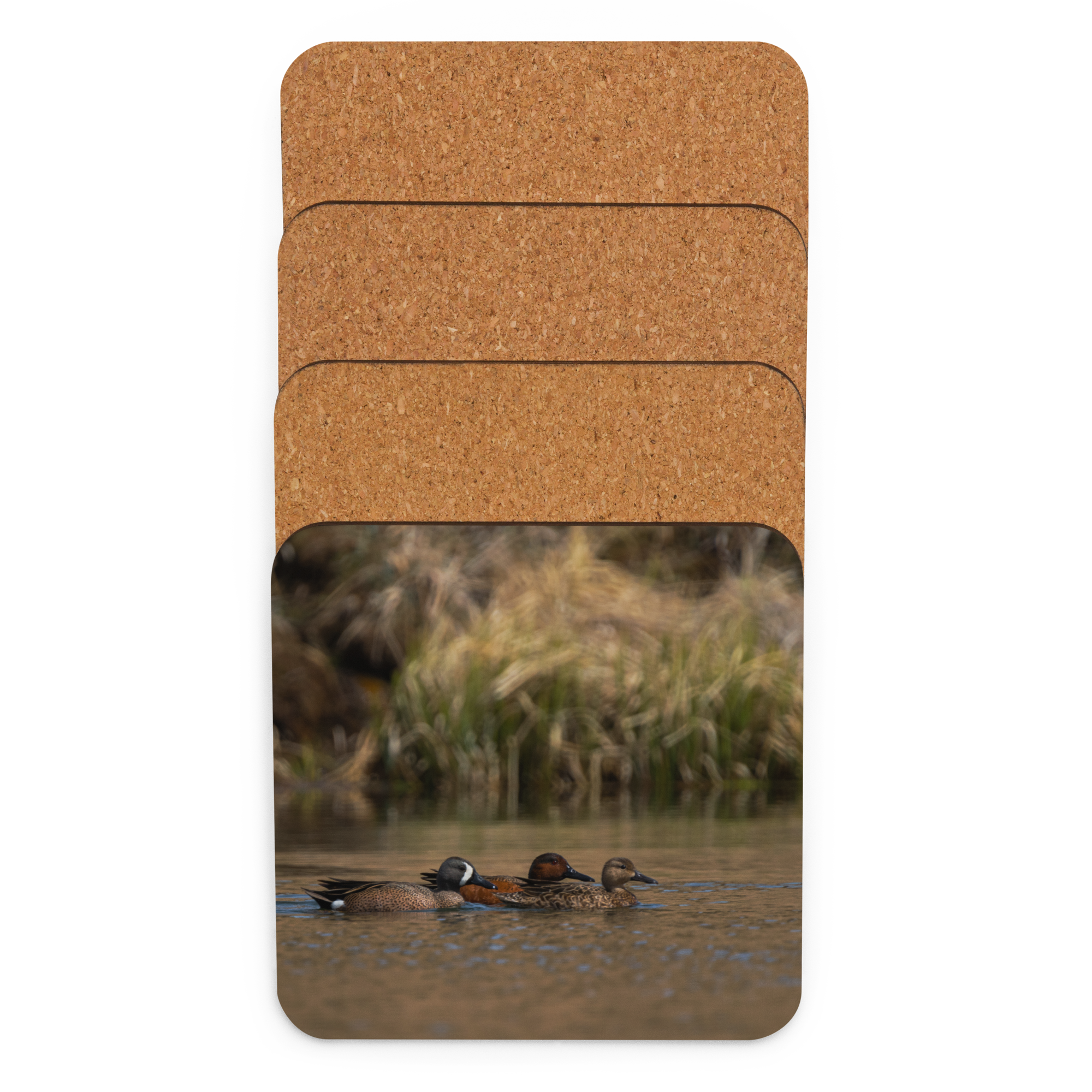 Ducks Cork-back coaster