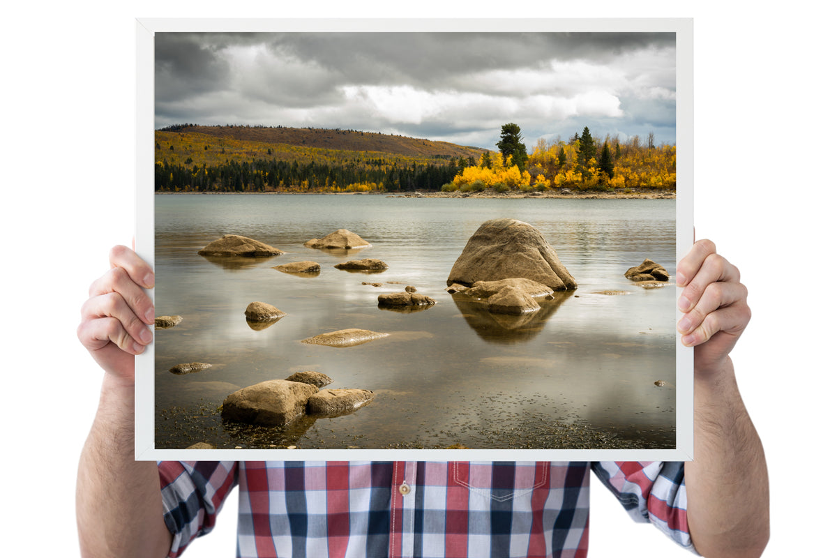 New Fork Lake, Wyoming in the Fall Home Decor Wall Art