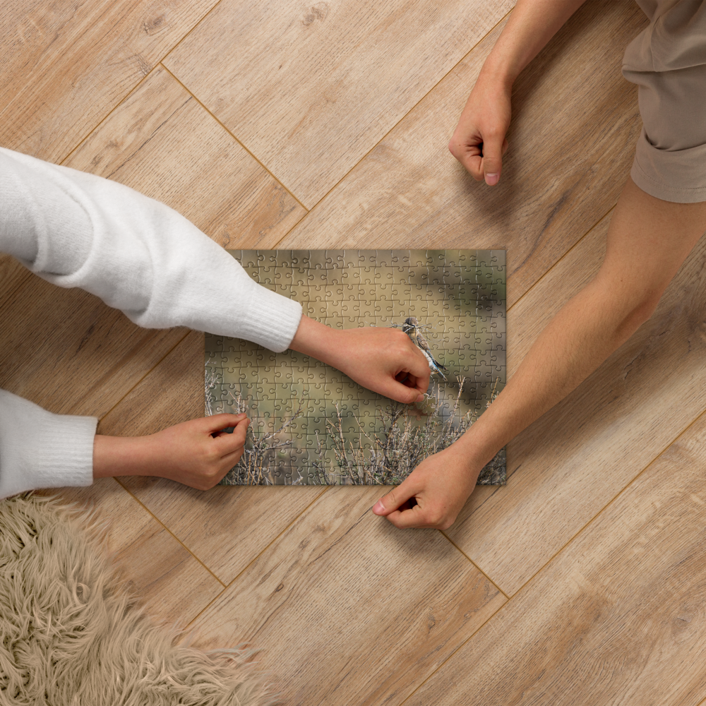 Female Mountain Bluebird Jigsaw puzzle