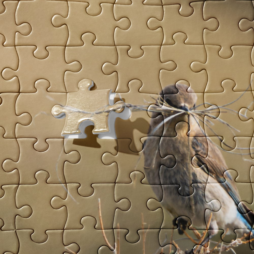 Female Mountain Bluebird Jigsaw puzzle