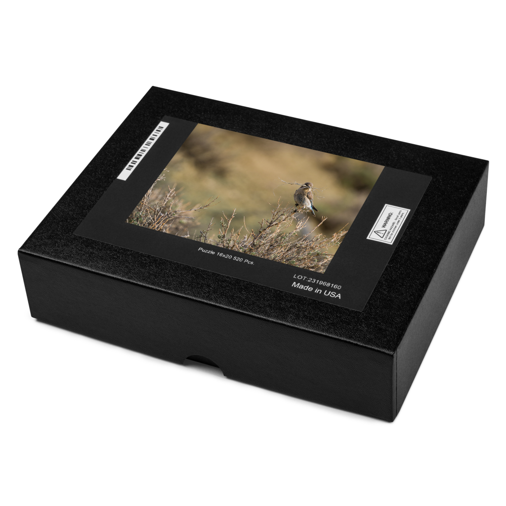 Female Mountain Bluebird Jigsaw puzzle