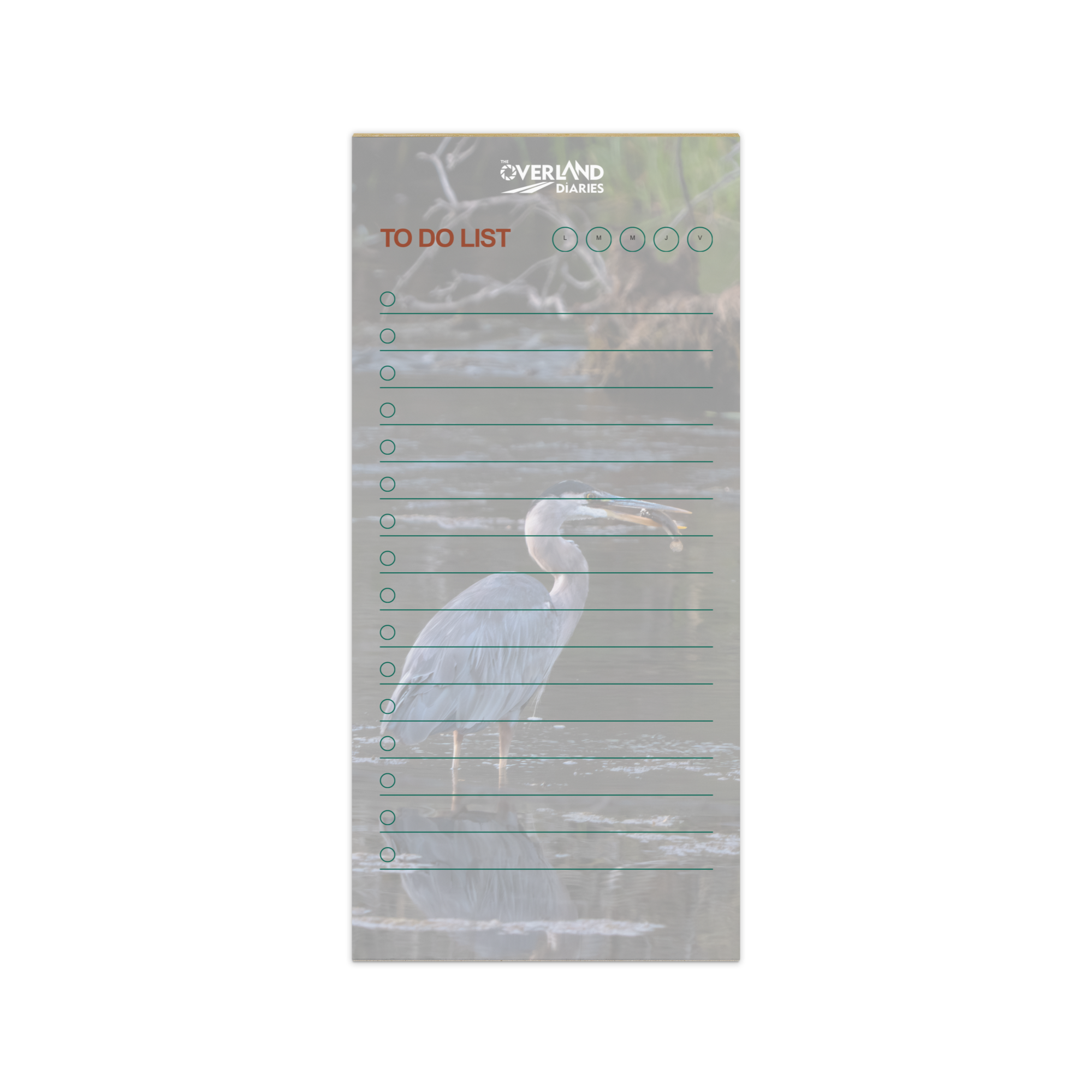 Blue Heron Notepad — Where Quiet Mornings Become Pages Worth Keeping