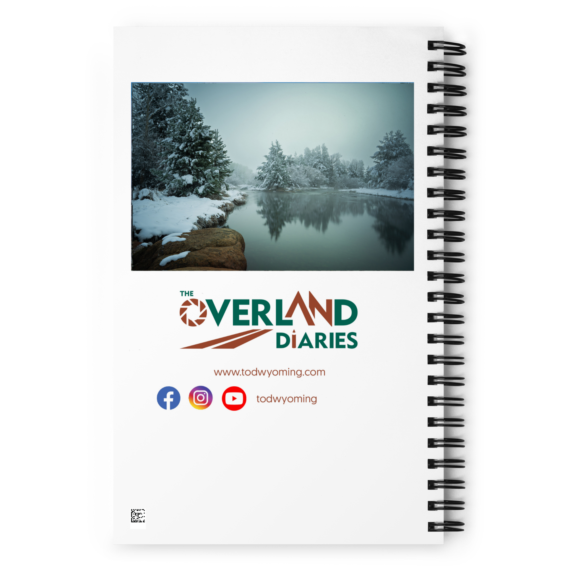 Notebook of Winter Scenery: Where Every Page Feels Like Wyoming’s First Snow