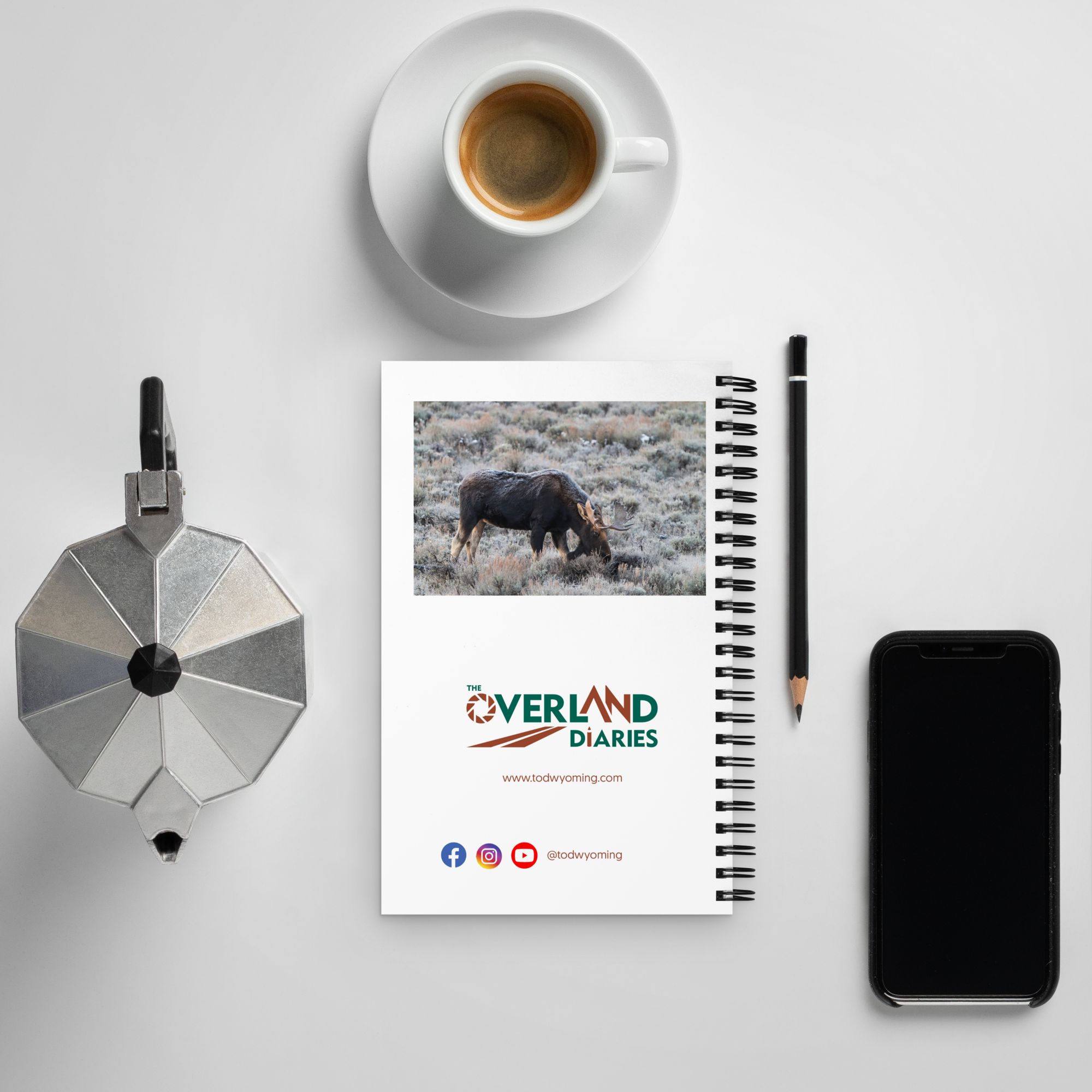 Where the Moose Roam Notebook | A Place for Your Wildest Thoughts