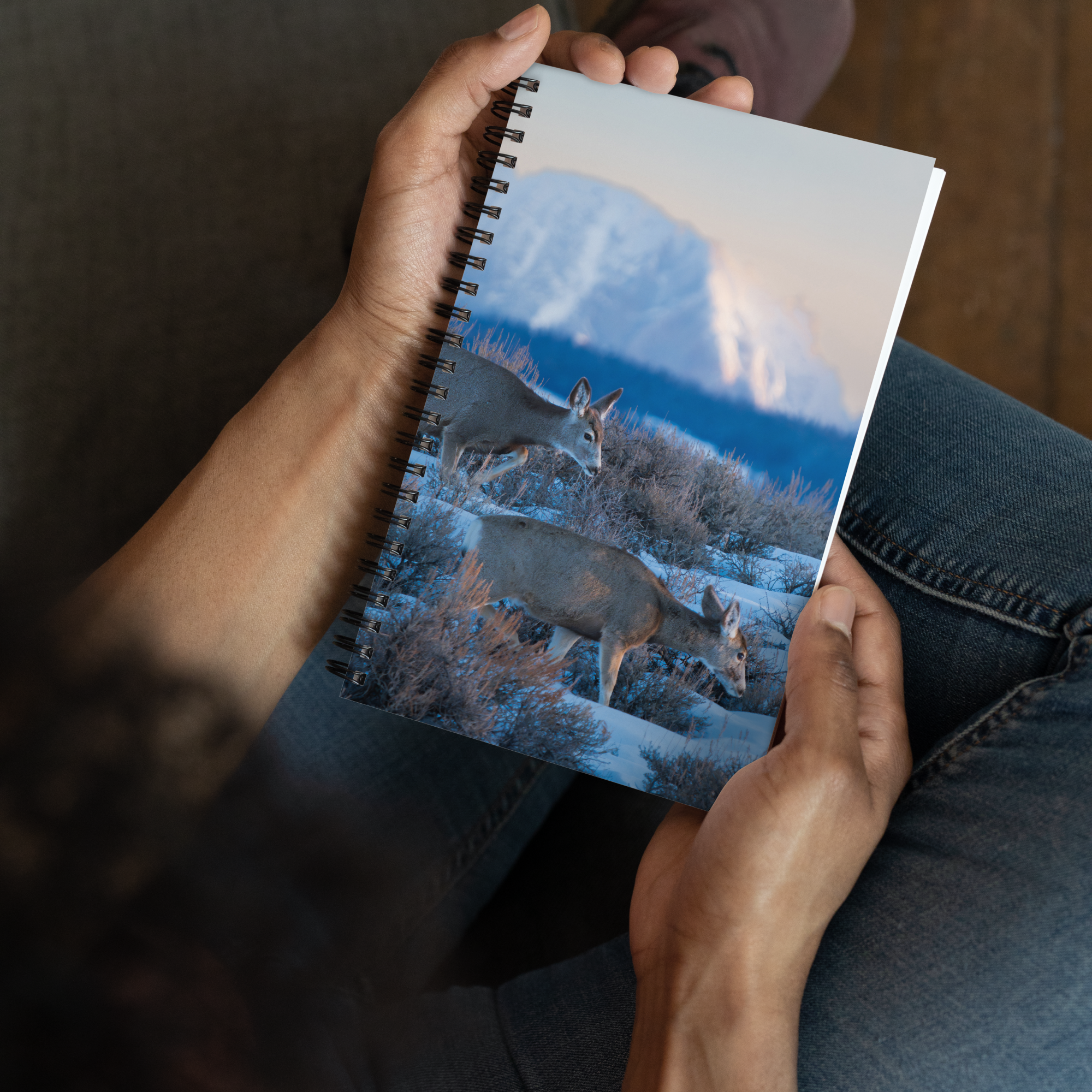 Deer in the Snow: The Notebook That Brings Wyoming Winter to Life