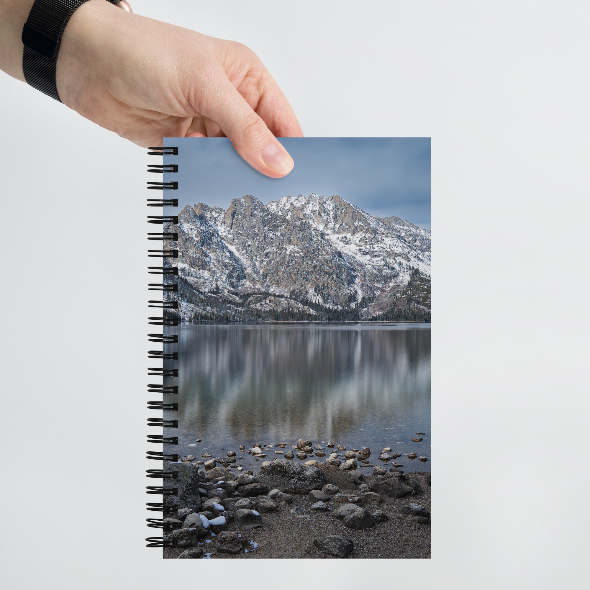 Jenny Lake View Notebook | A Quiet Moment in Grand Teton National Park