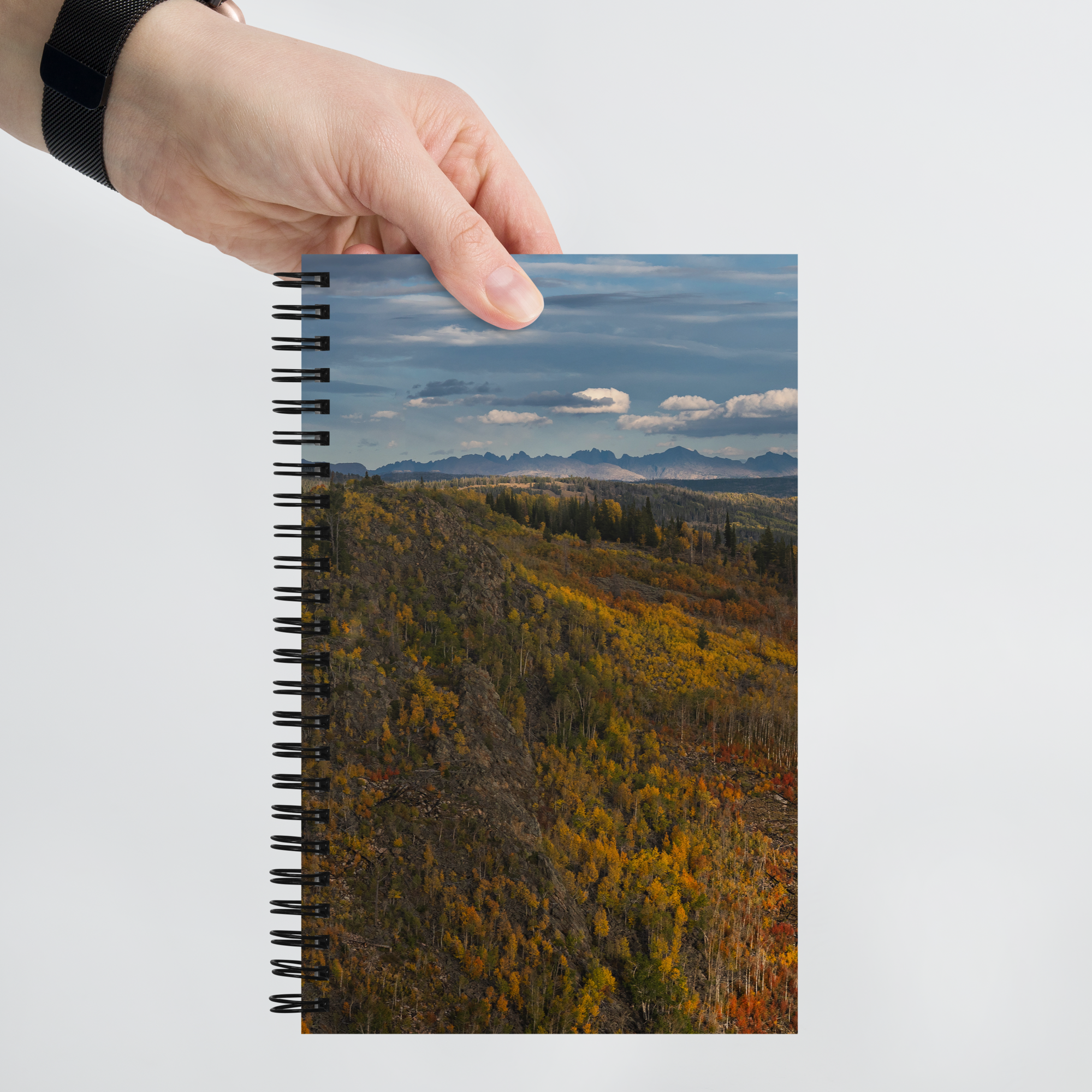 Aerial View of the Wind River Range Notebook | A Wyoming Mountain Journal for Nature Lovers