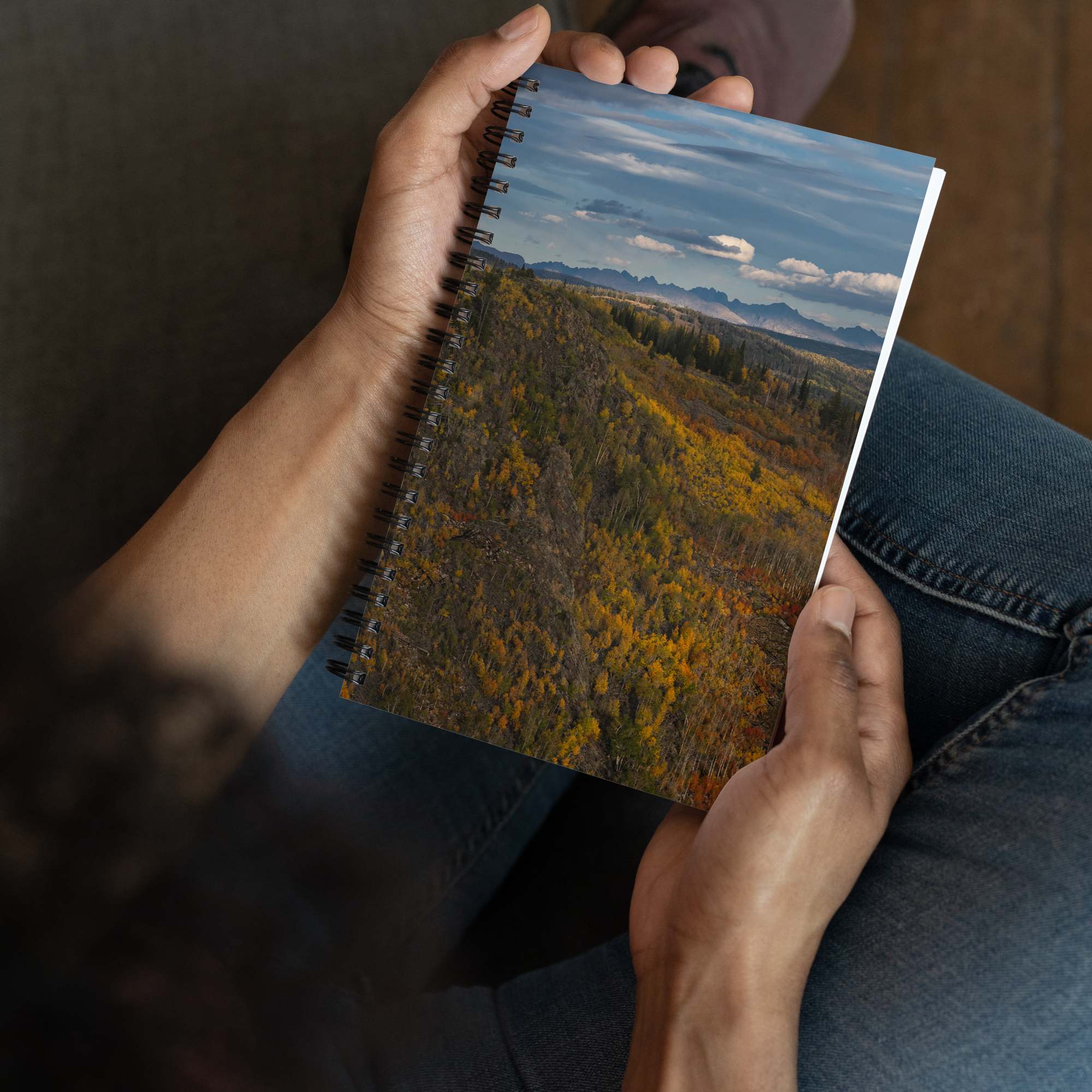 Aerial View of the Wind River Range Notebook | A Wyoming Mountain Journal for Nature Lovers