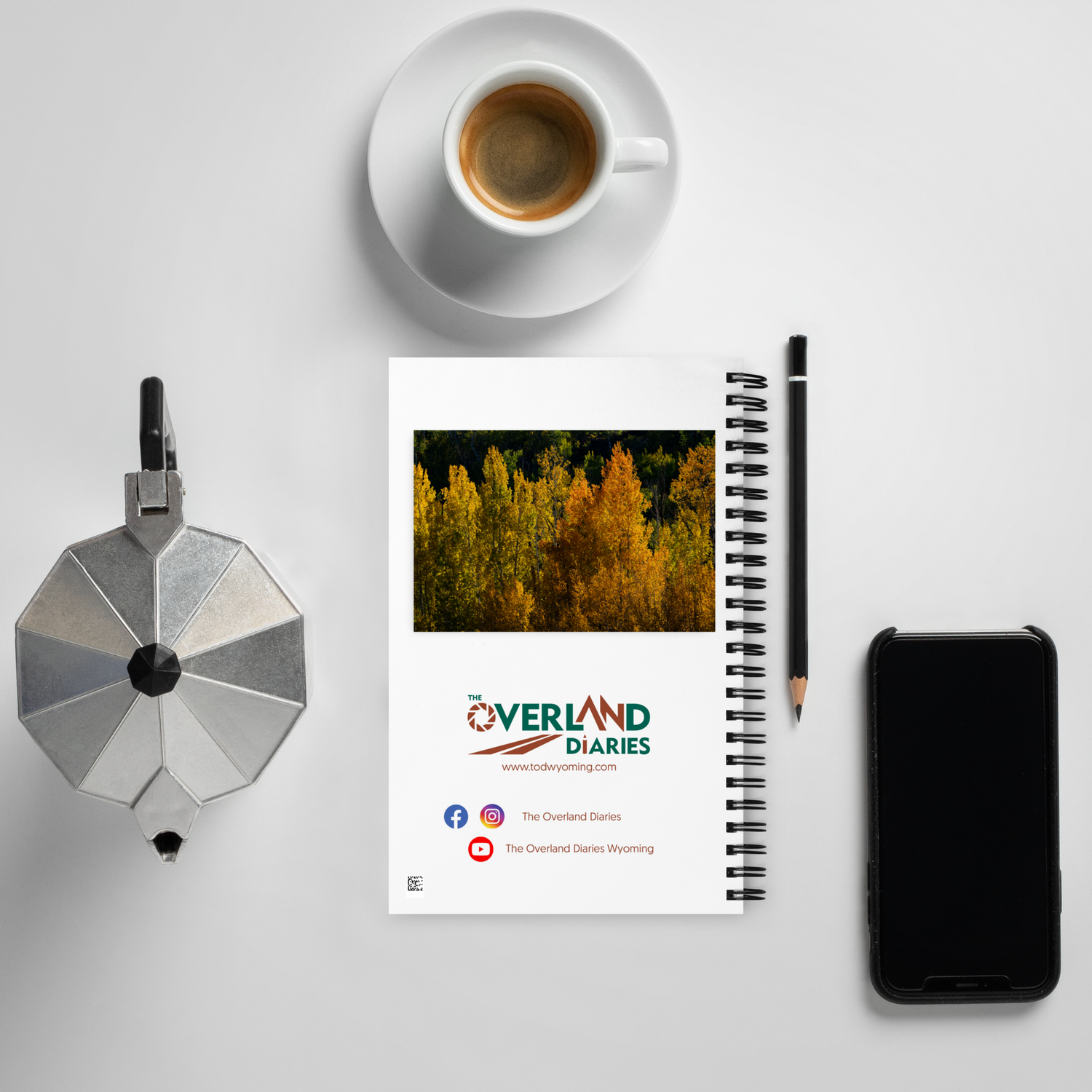 Aspens in the Fall Spiral Notebook