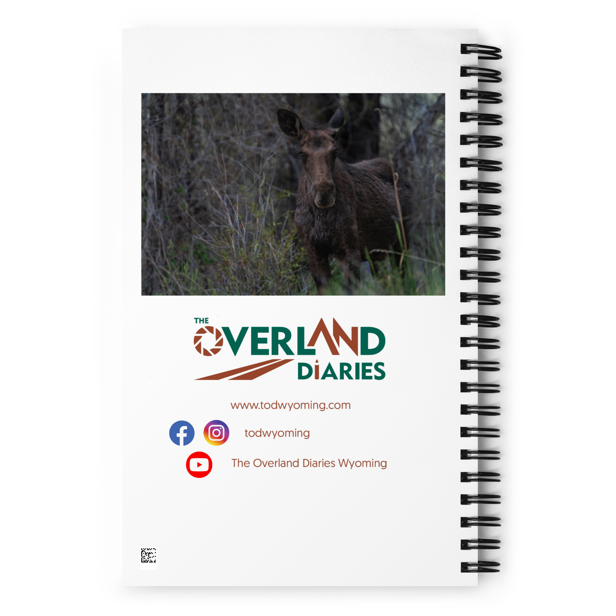Moose Spiral notebook