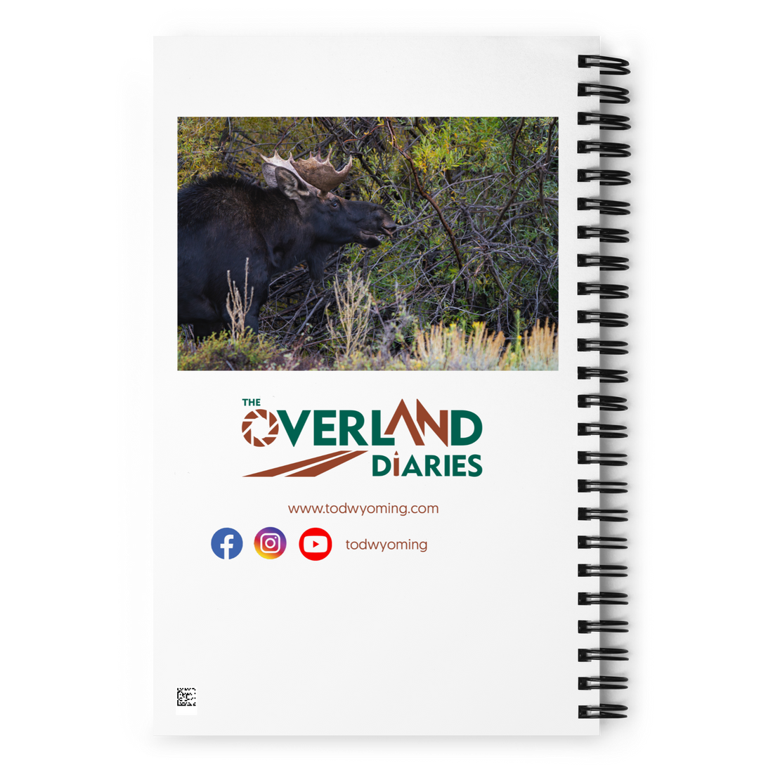 Moose Spiral notebook