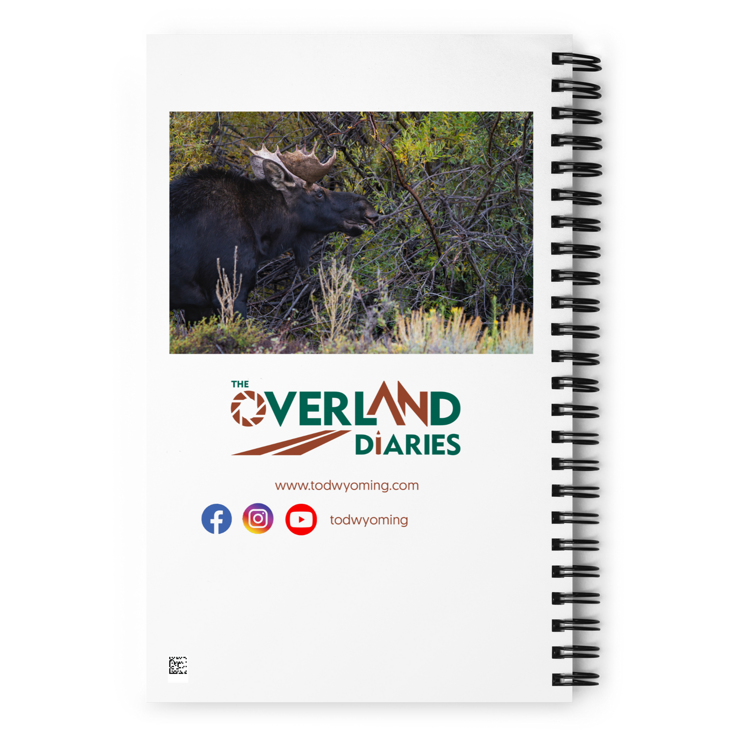 Moose Spiral notebook