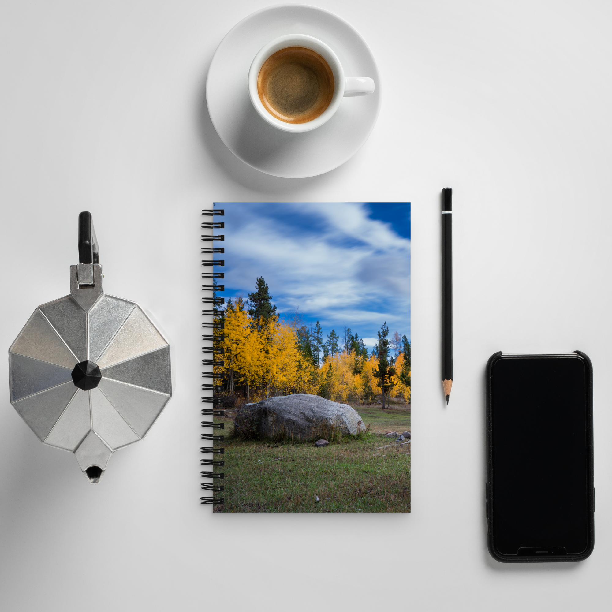 Fall in Wyoming Spiral Notebook