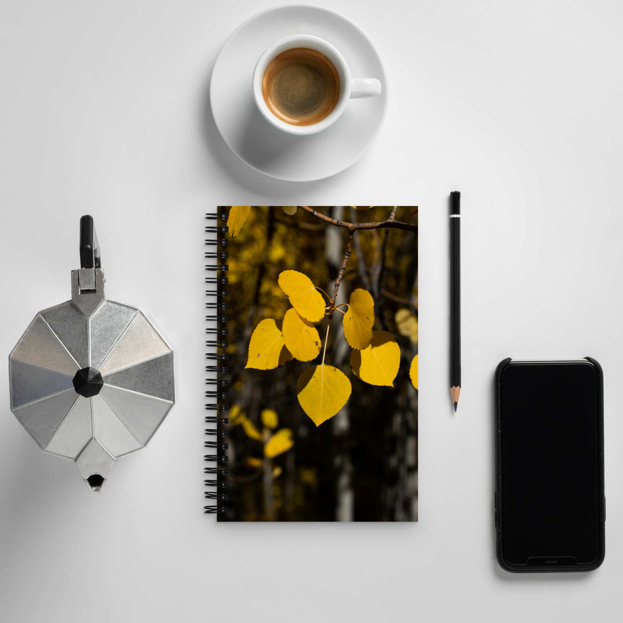 Fall Leaves Spiral Notebook
