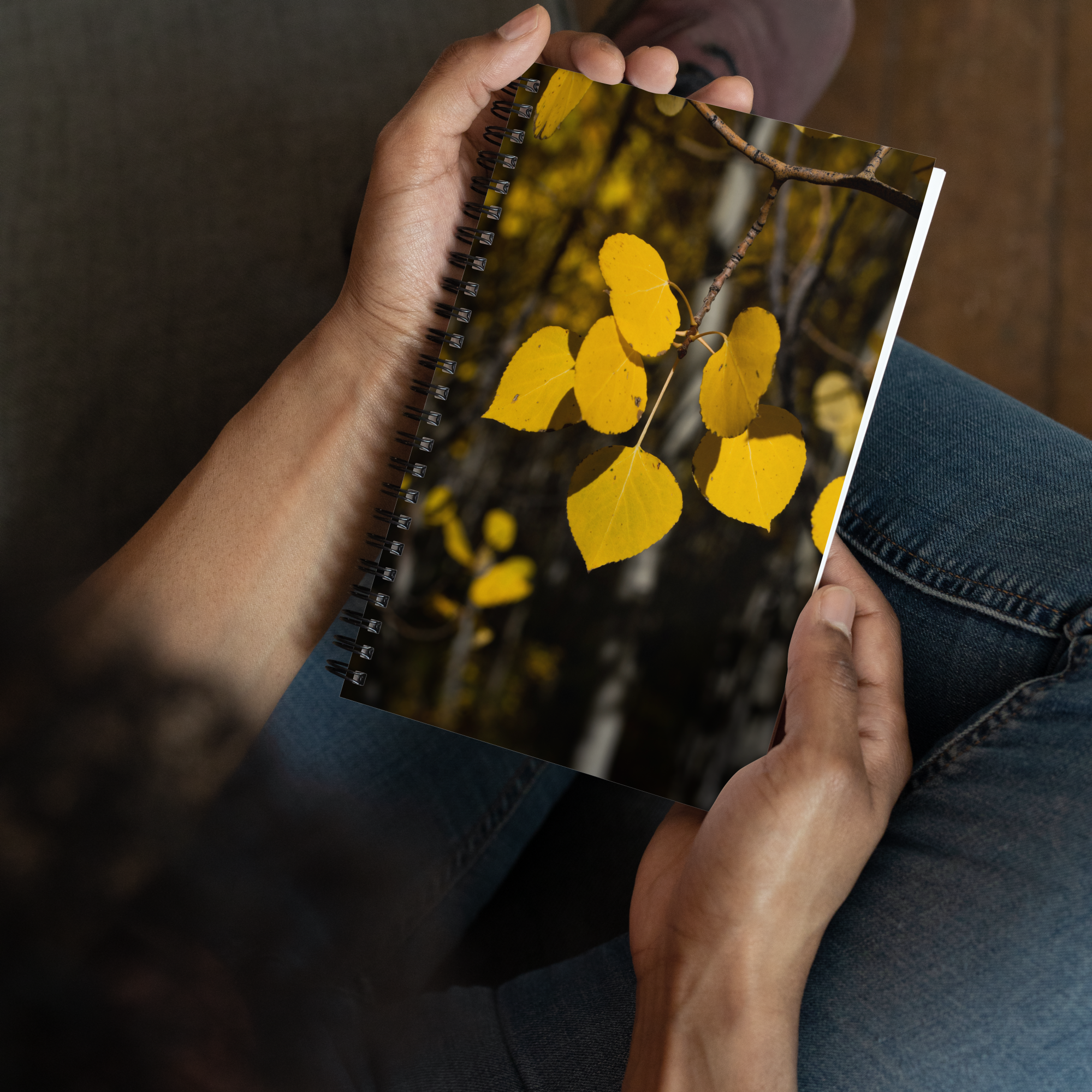 Fall Leaves Spiral Notebook