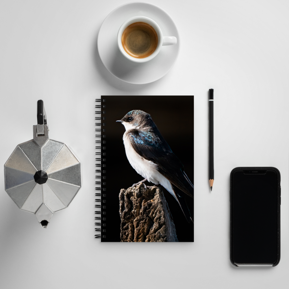 Tree Swallow Spiral notebook