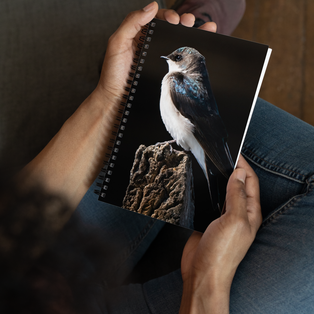 Tree Swallow Spiral notebook