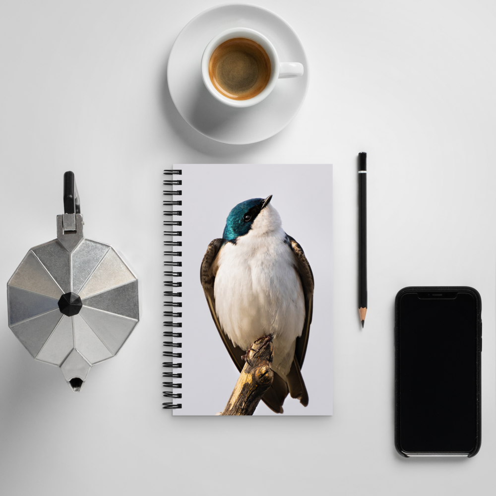 Tree Swallow Spiral notebook