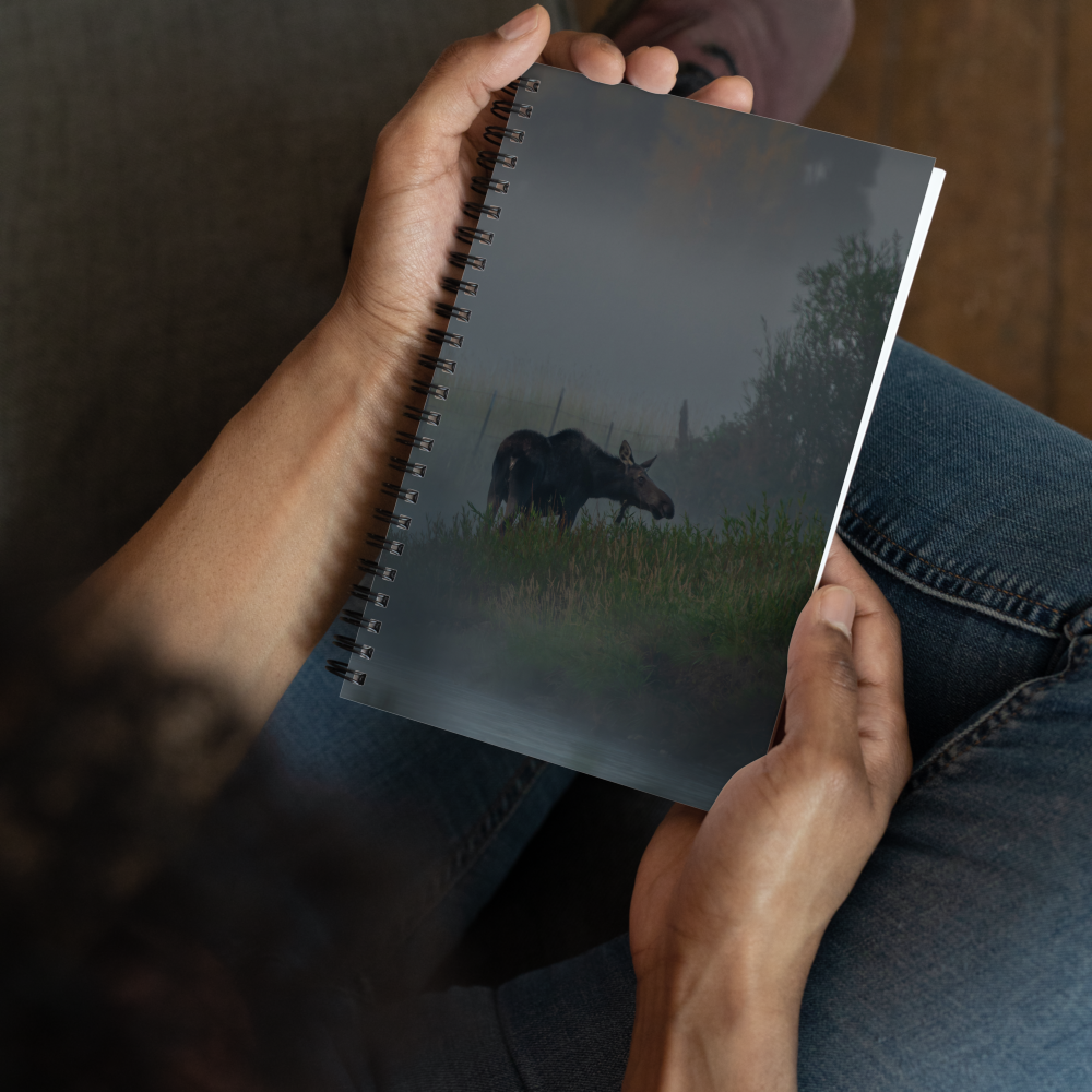Moose Spiral Notebook
