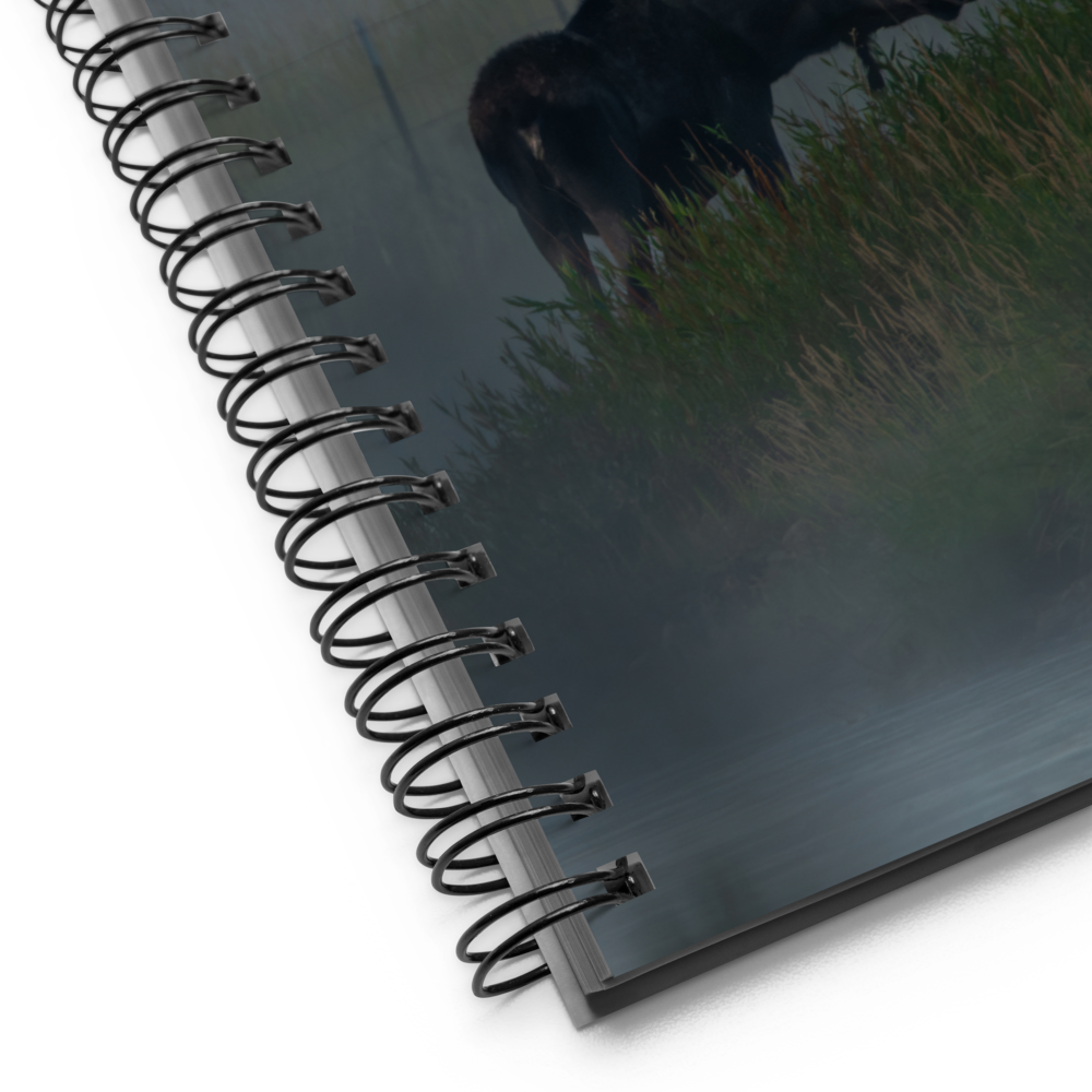 Moose Spiral Notebook