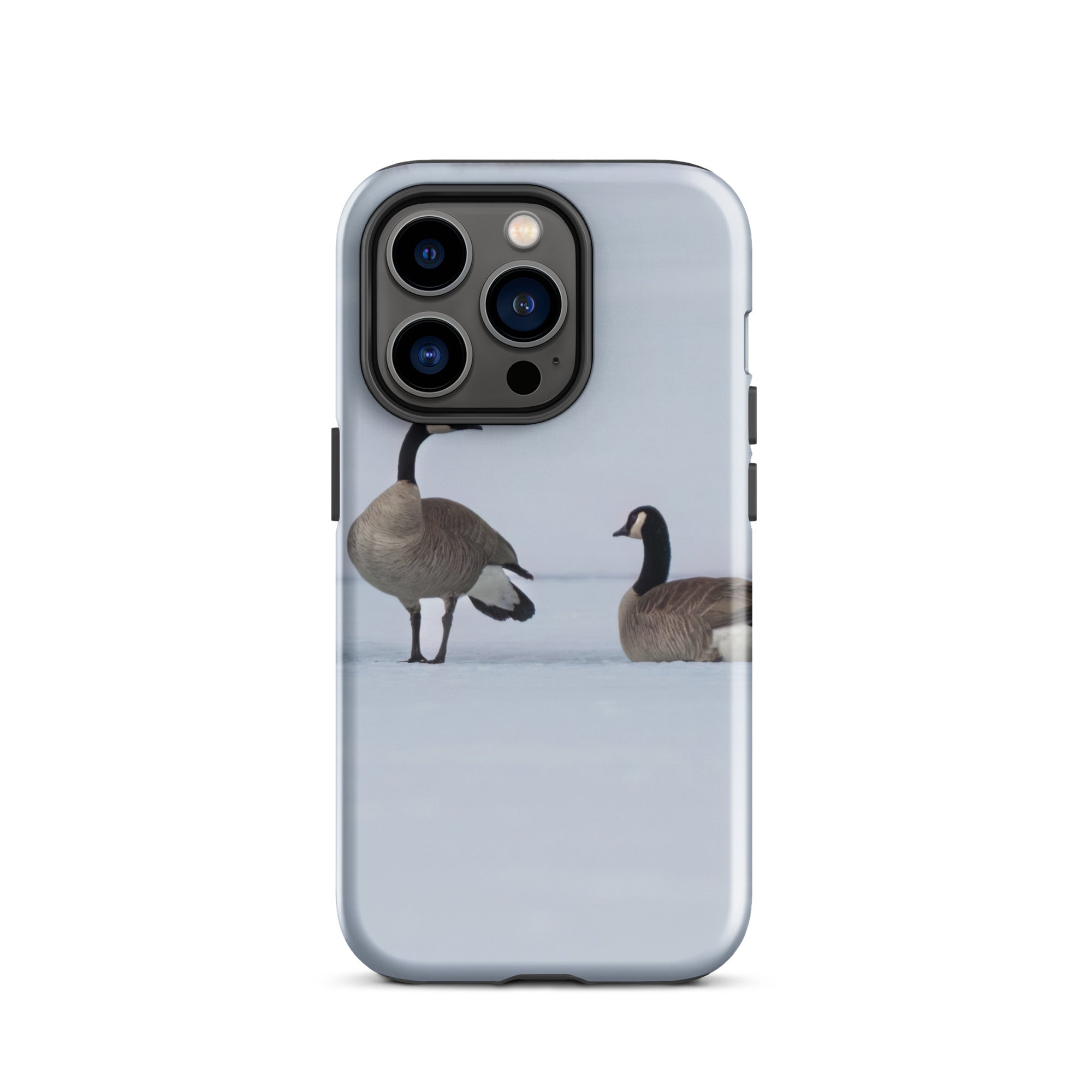 Spring on the Ice: Protect Your iPhone with the Resilience of Nature