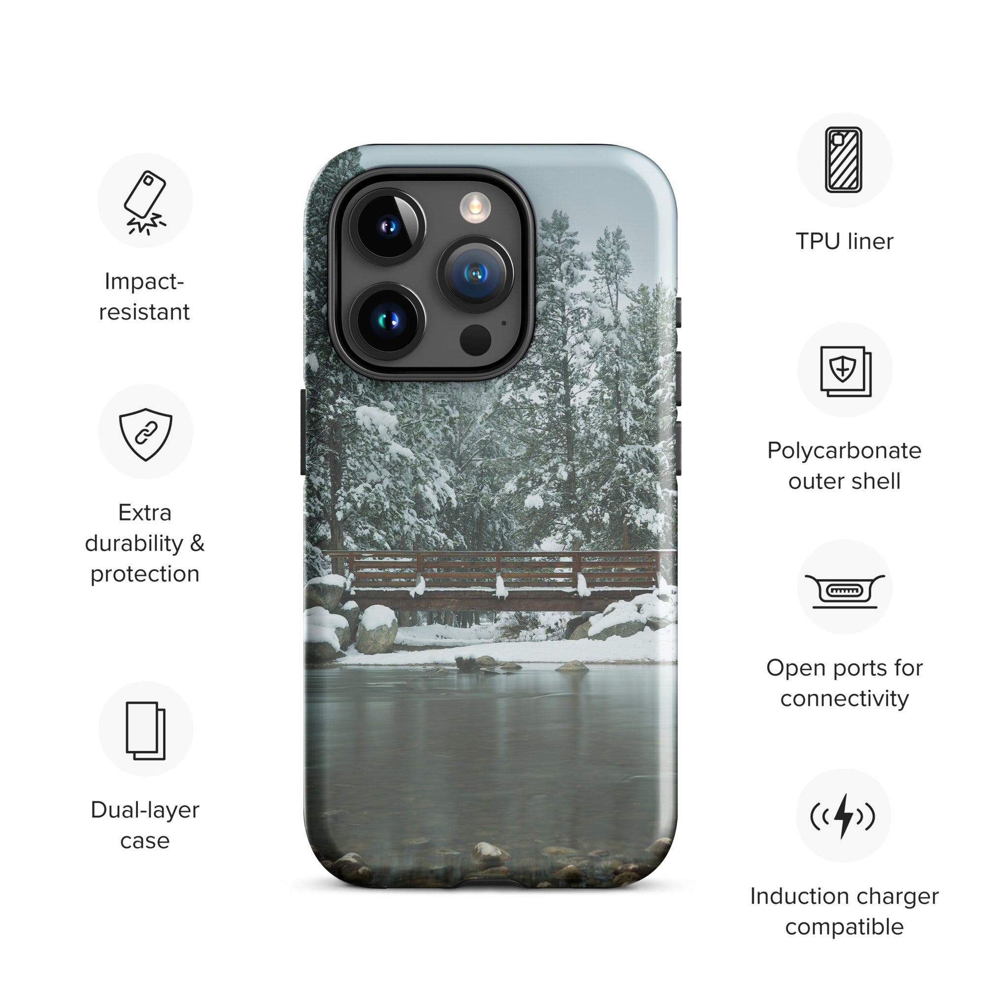 Protection That Feels Like Stillness Tough Case for iPhone®
