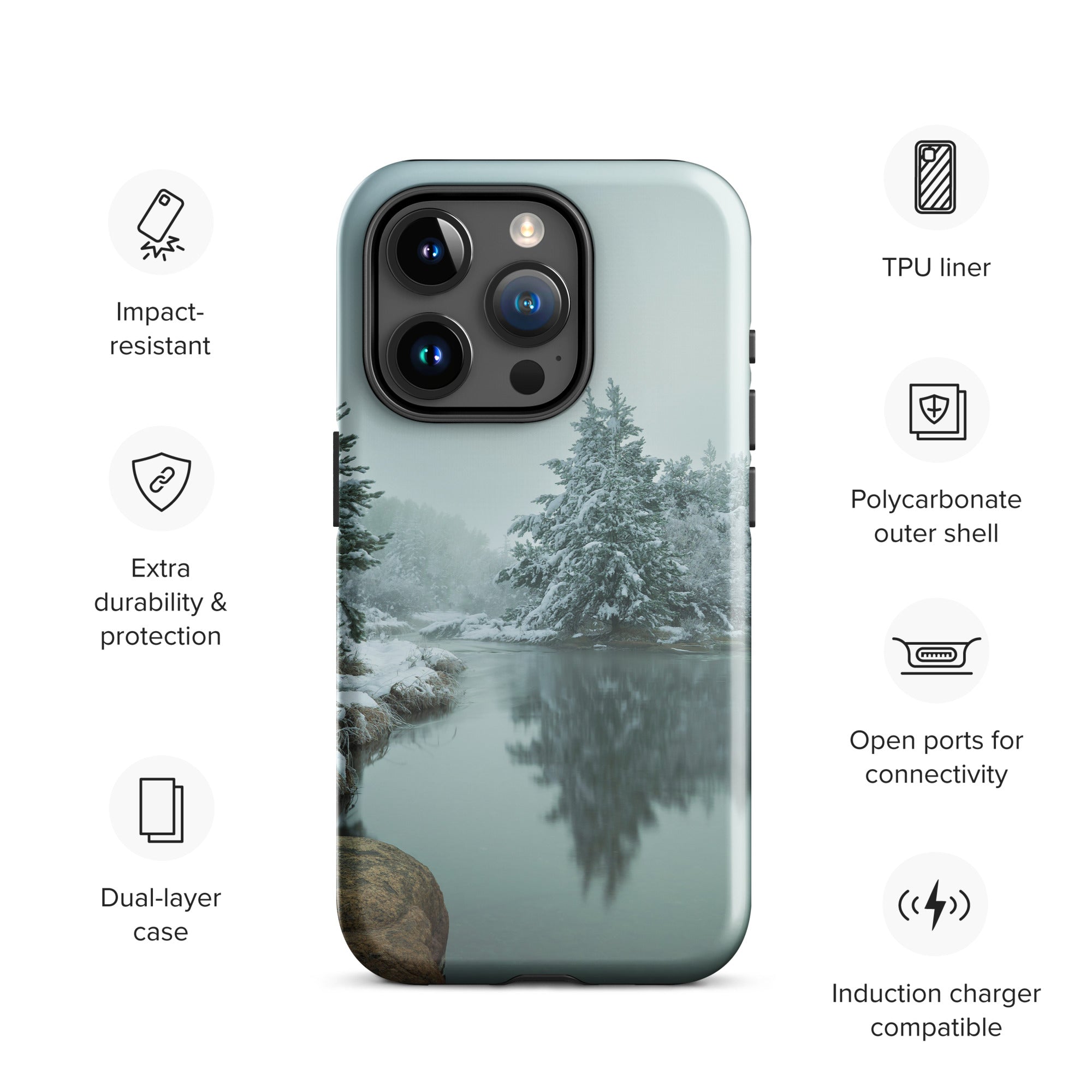 Strength in the Stillness Tough Case for iPhone®