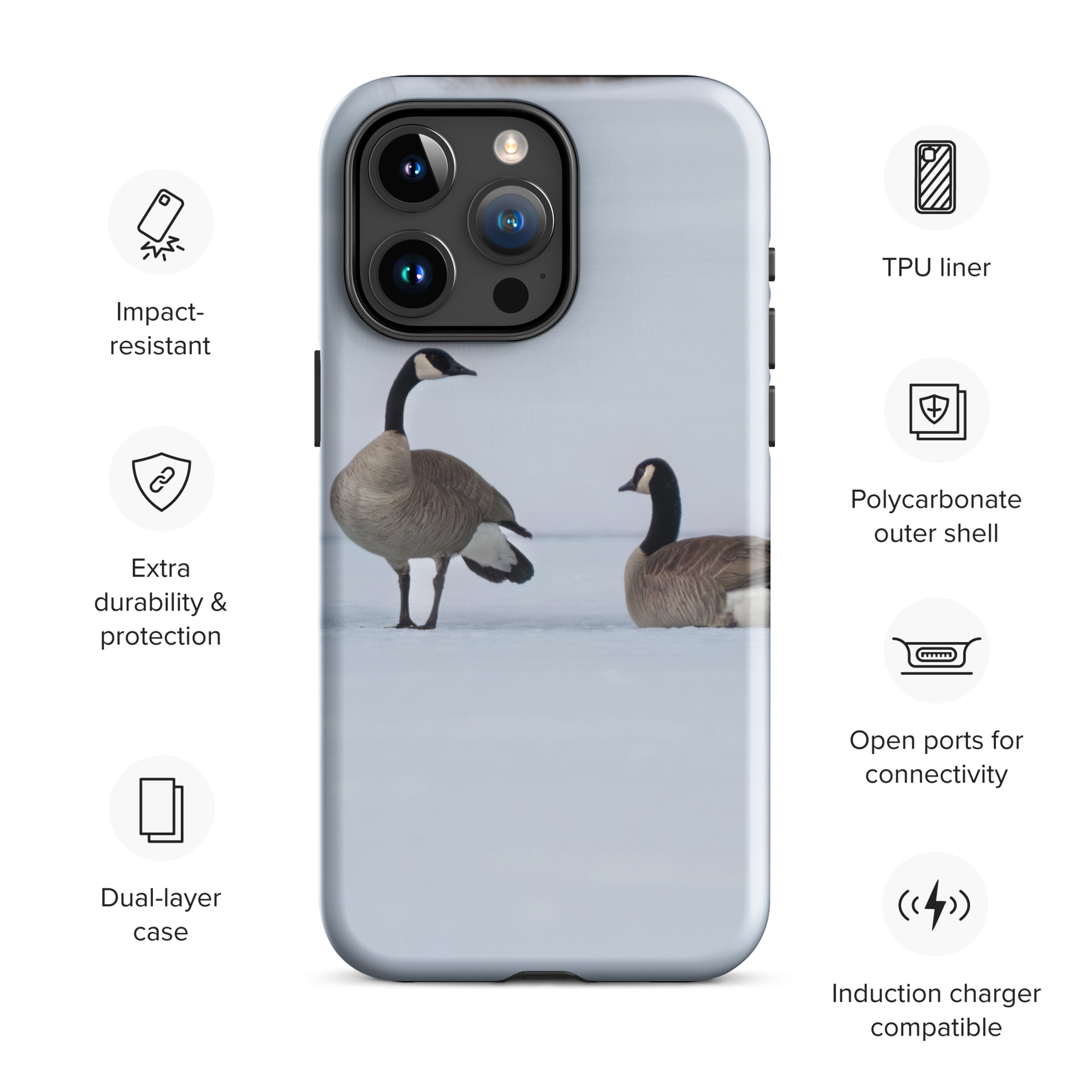 Spring on the Ice: Protect Your iPhone with the Resilience of Nature