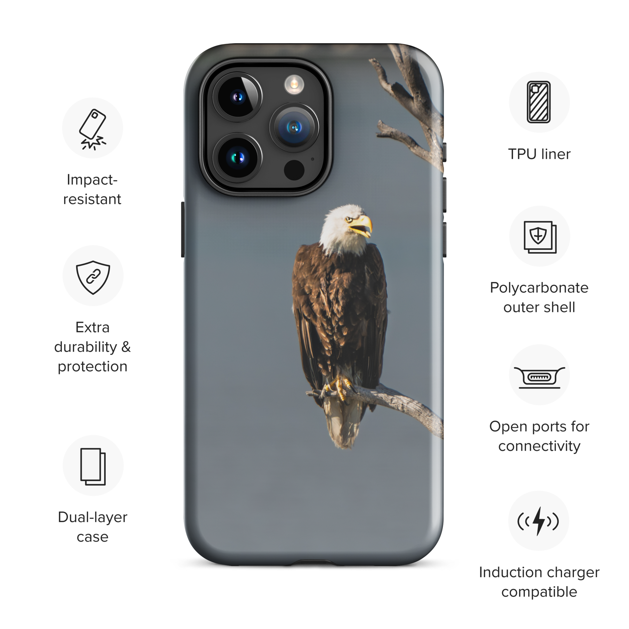 Bald Eagle Tough Case for iPhone®
