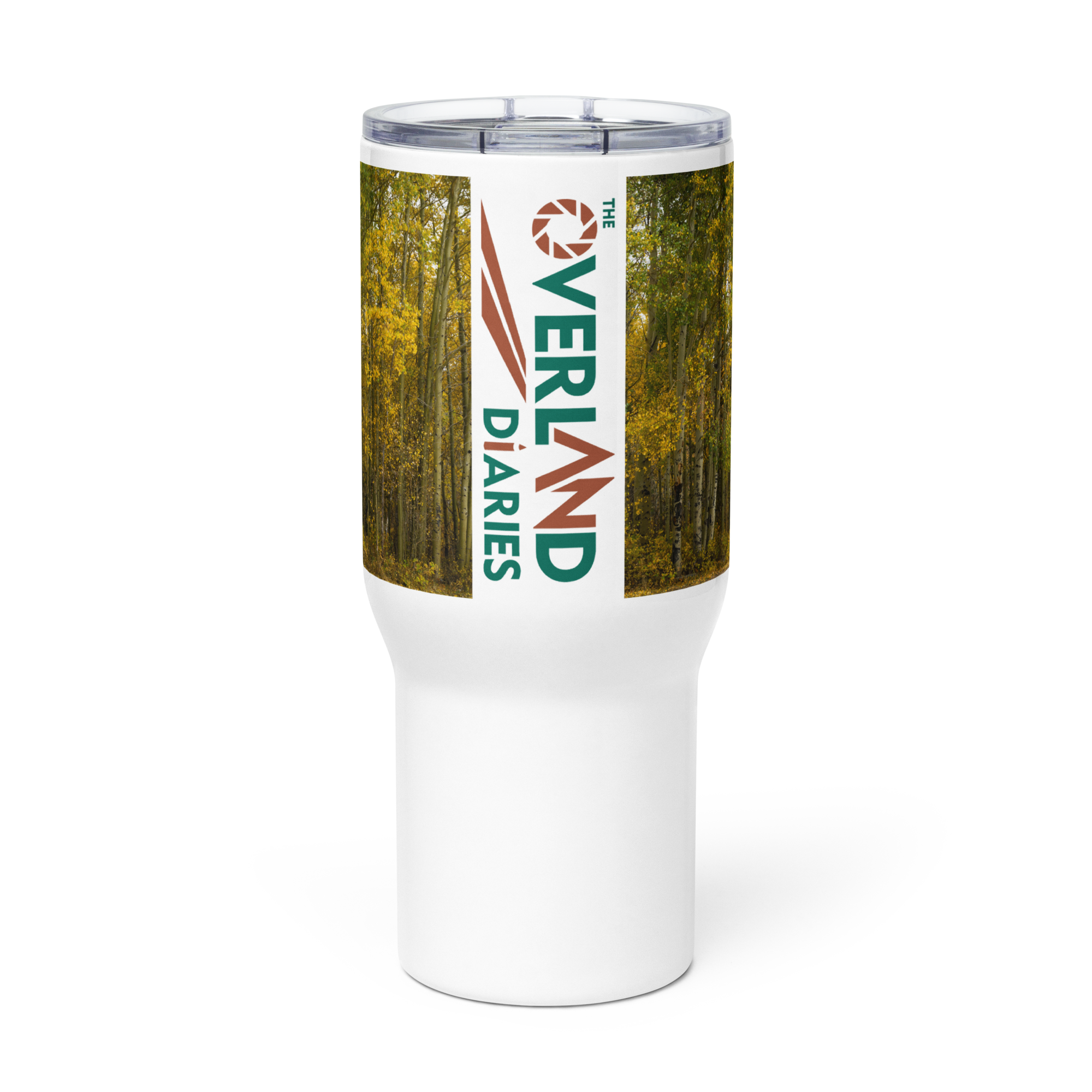 Aspens in the Fall Travel mug With a Handle