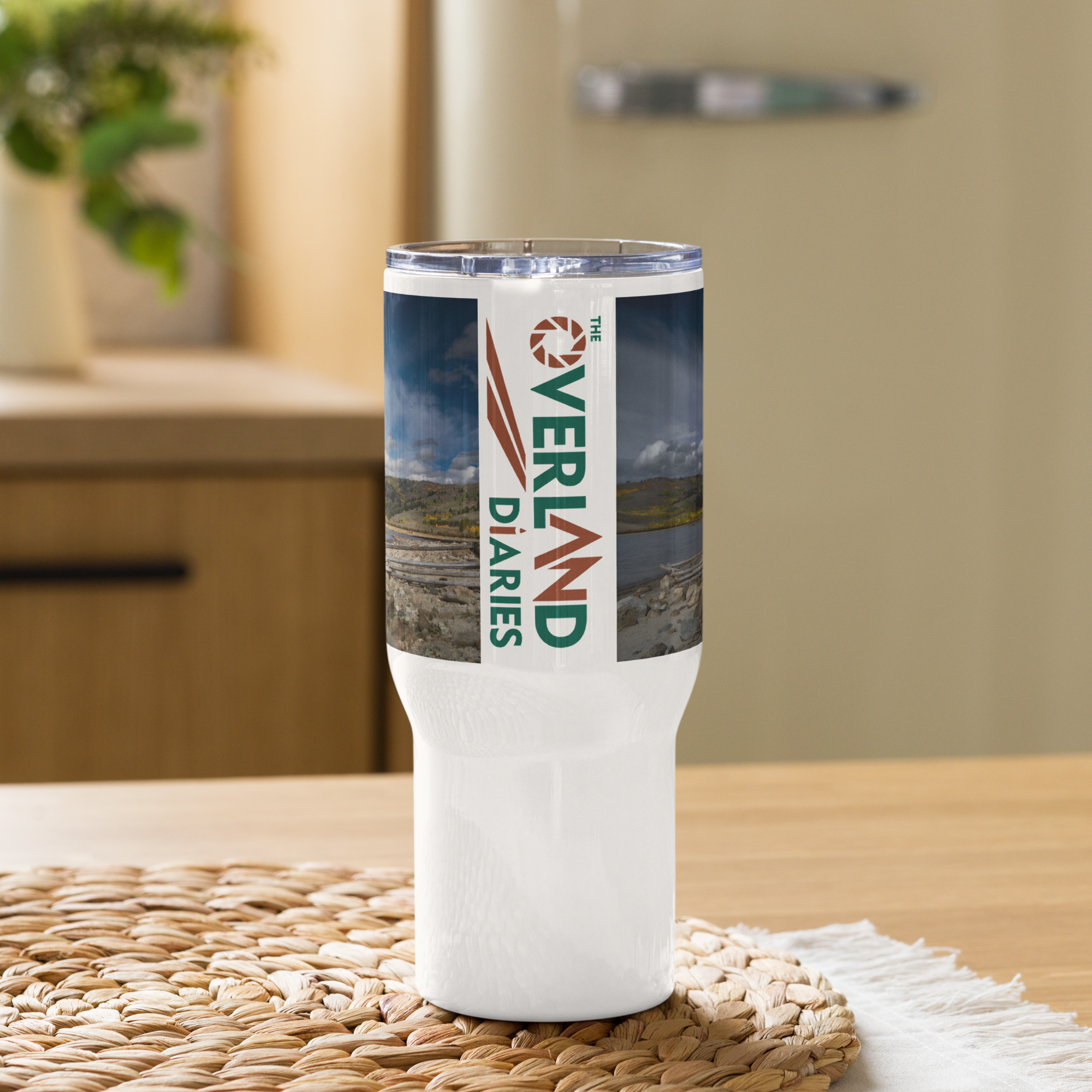 Wyoming in the Fall Travel mug With a Handle