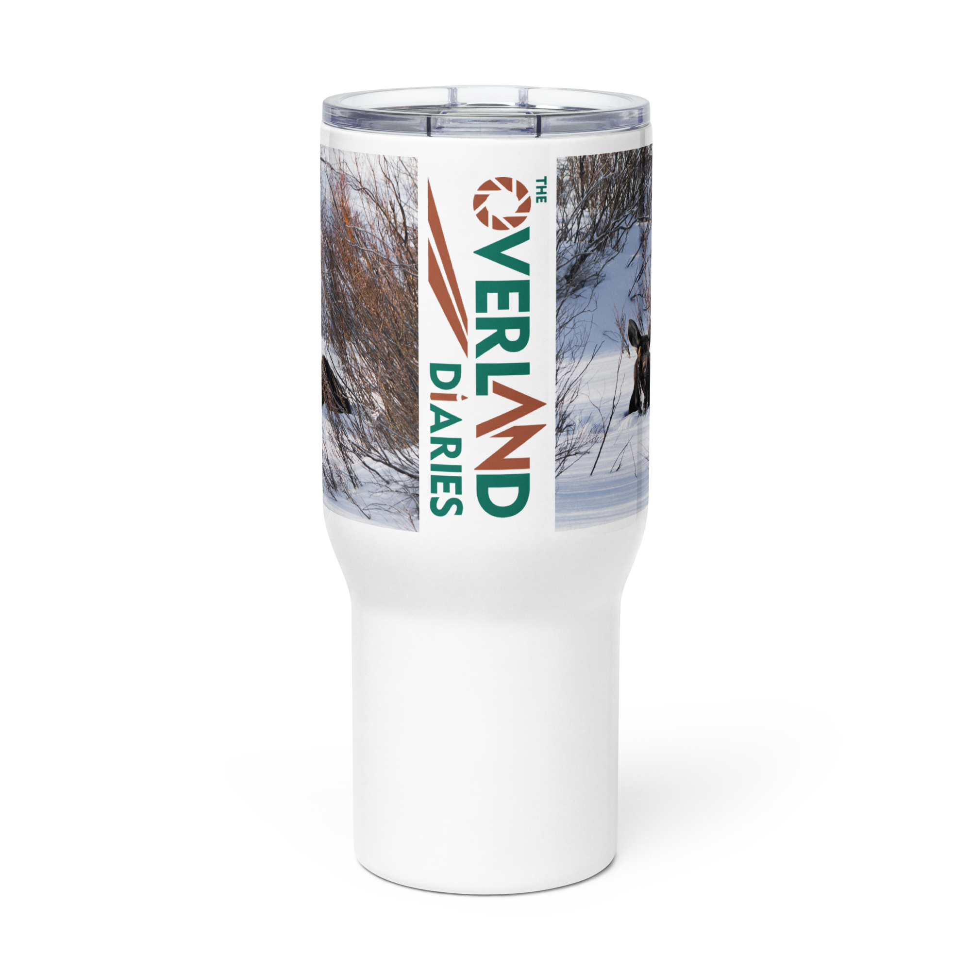 Morning with the Moose: A Travel Mug for Nature’s Peaceful Moments