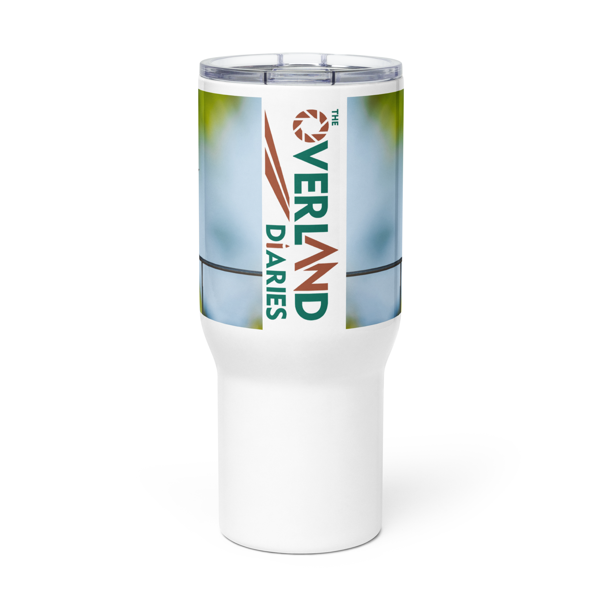 Hummingbird Travel mug with a handle