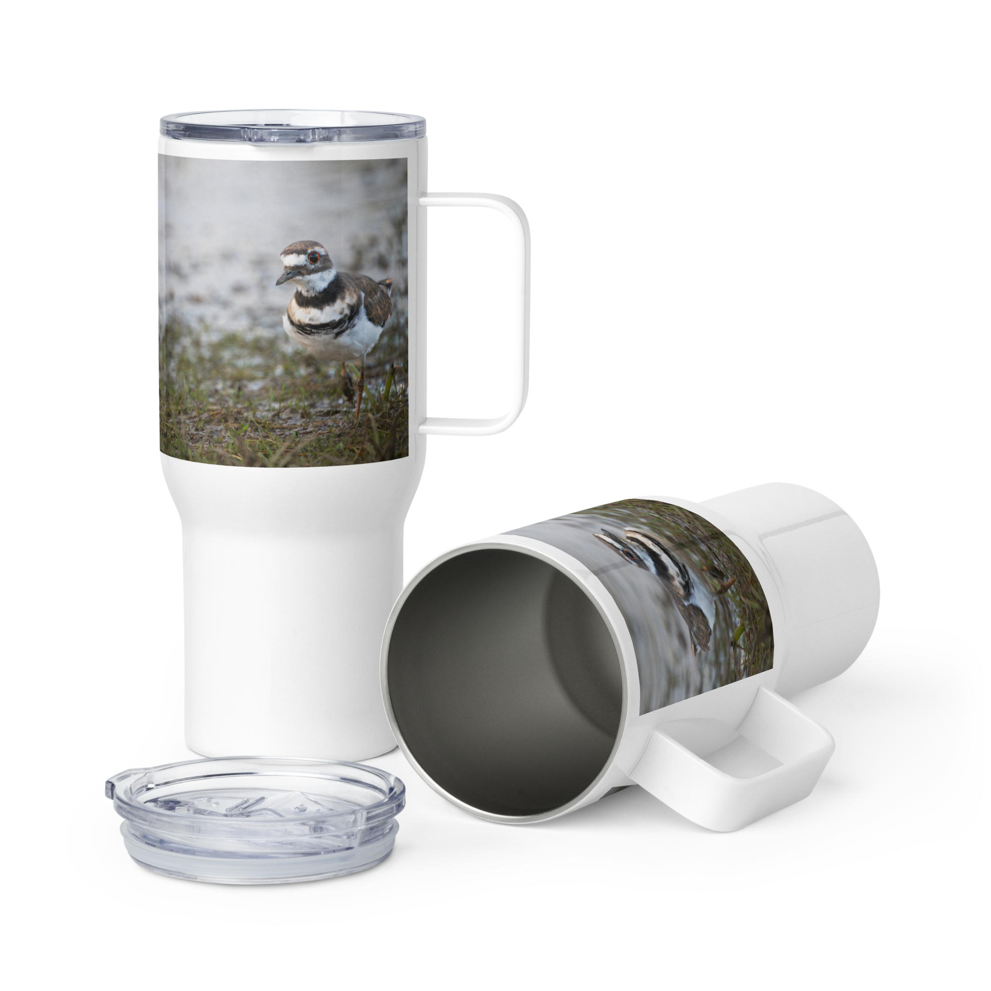 Killdeer Travel mug with a handle